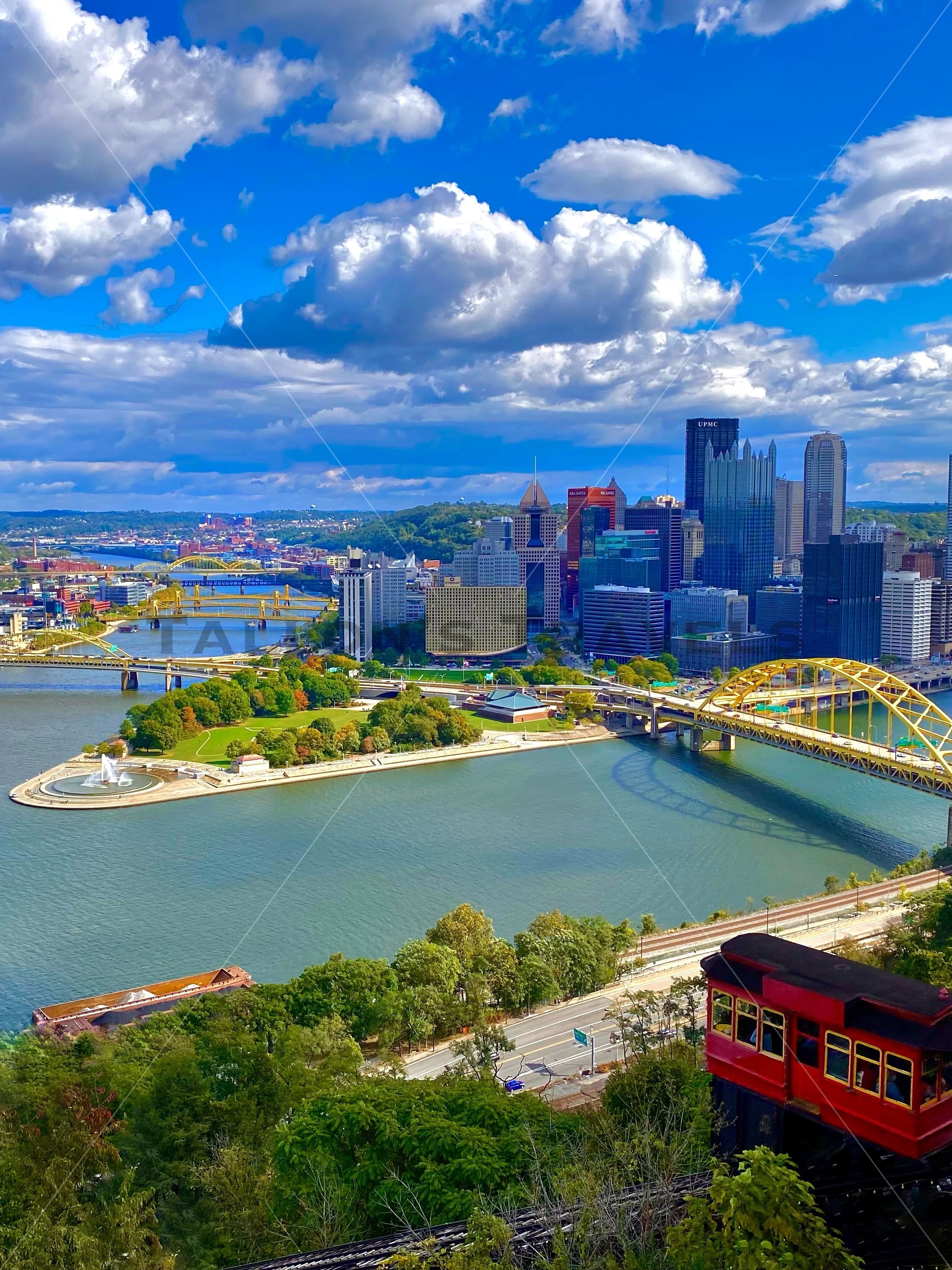 Pittsburgh from the Duquesne Incline