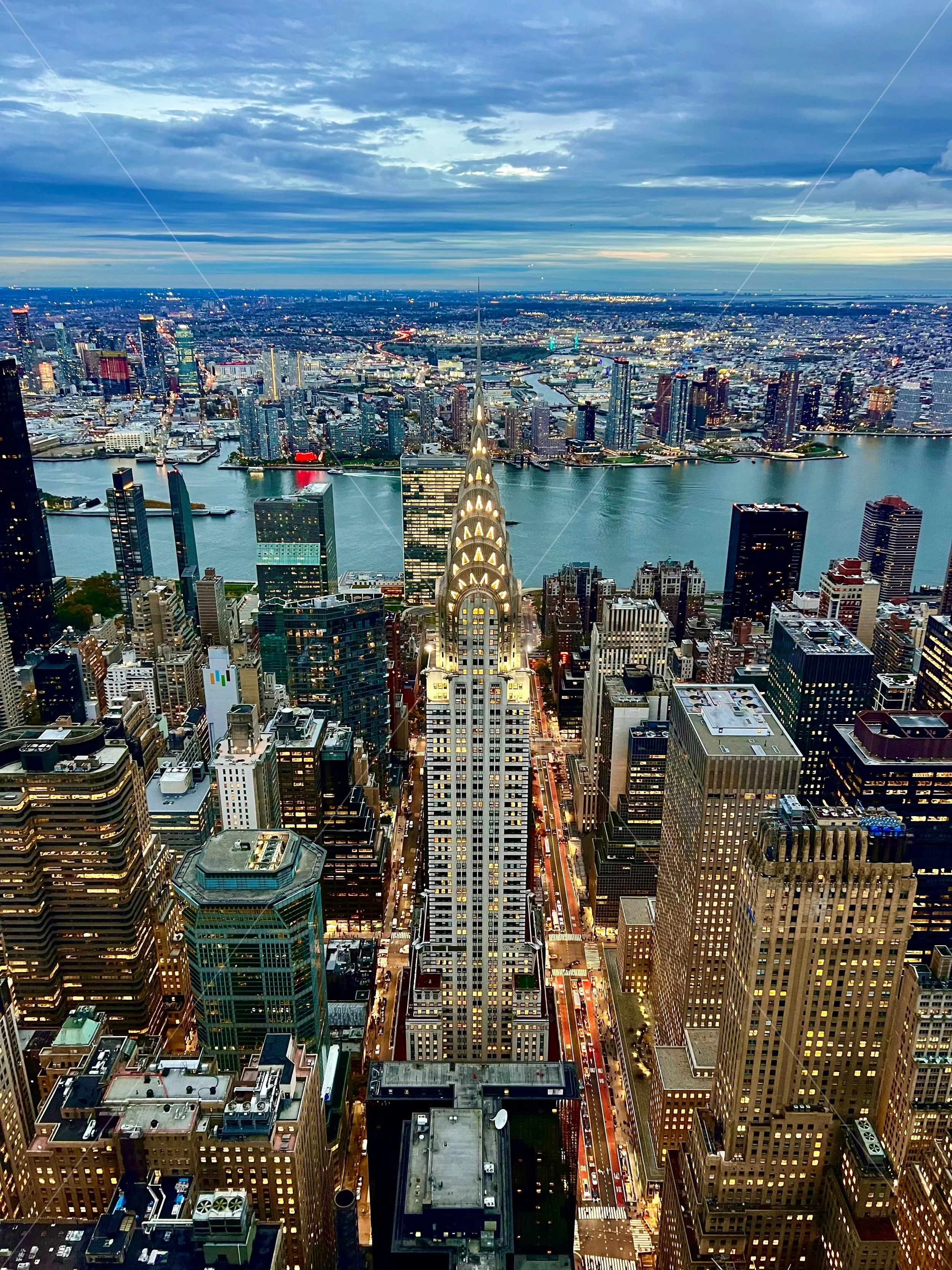 Twilight at the Chrysler Building