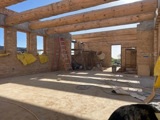 Viga’s in the CEB house