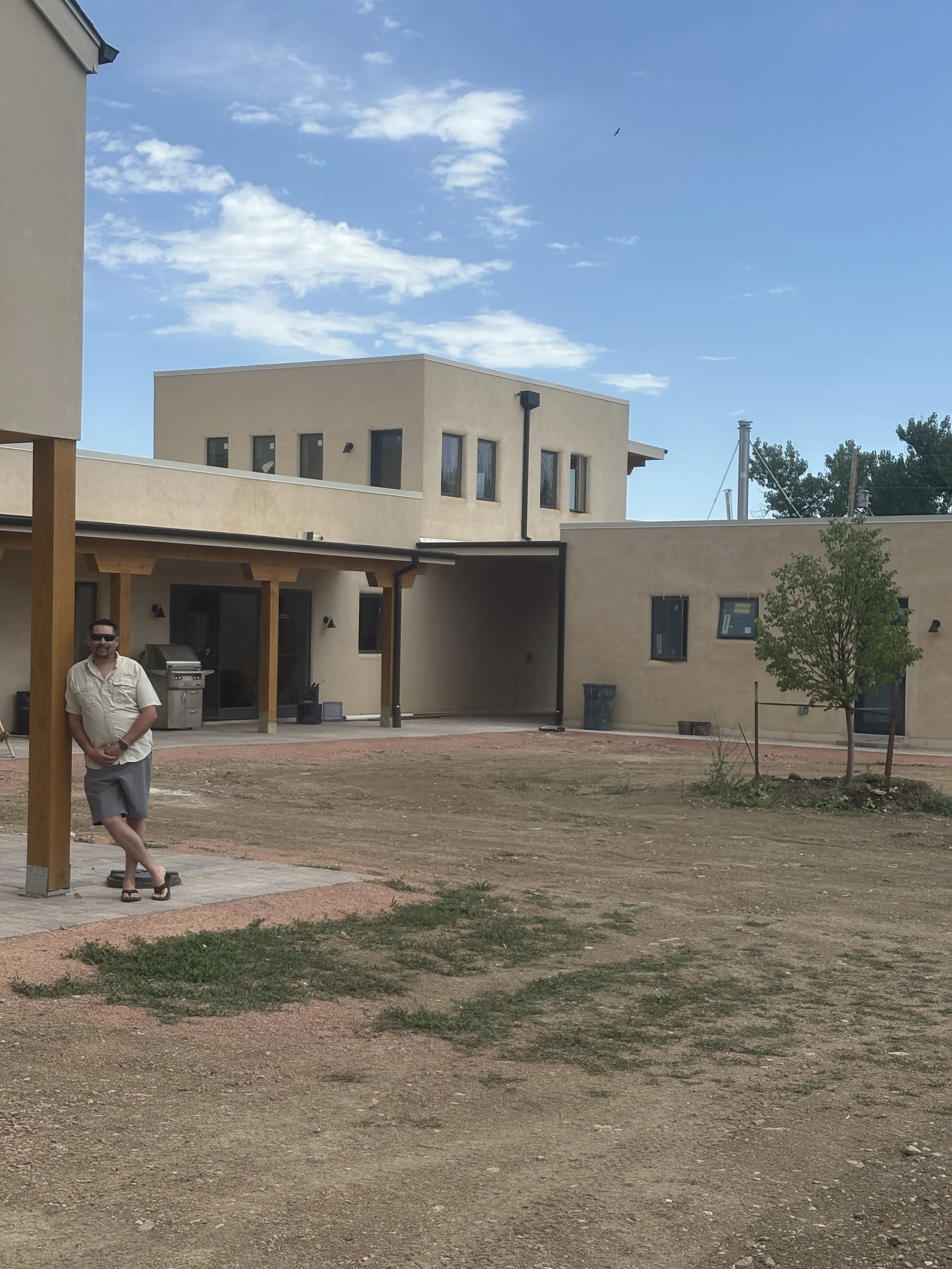 Brian at the CEB house on the farm in Boulder.