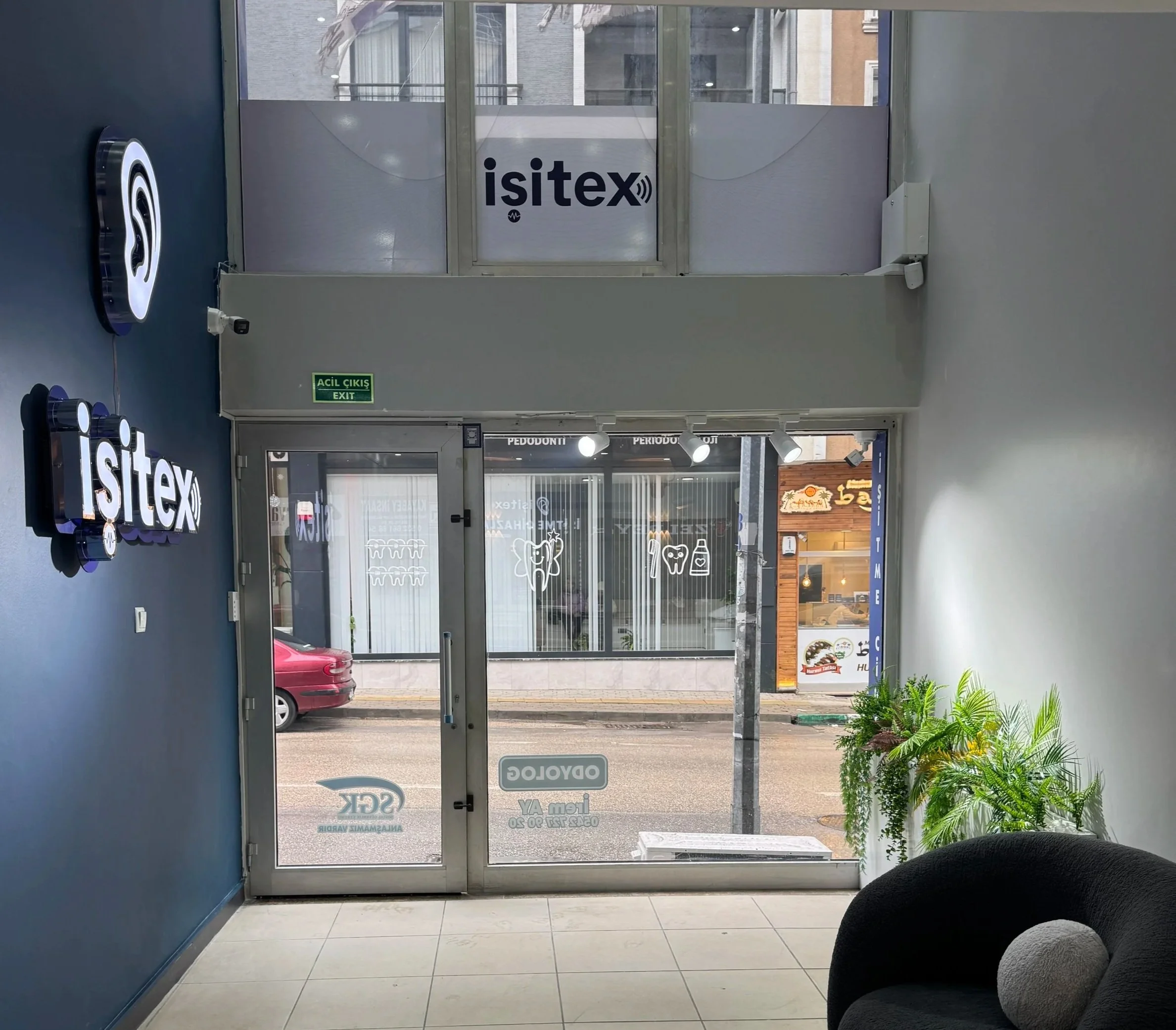 Bursa Nilüfer İşitex işitme cihazları uygulama merkezi iç mekân