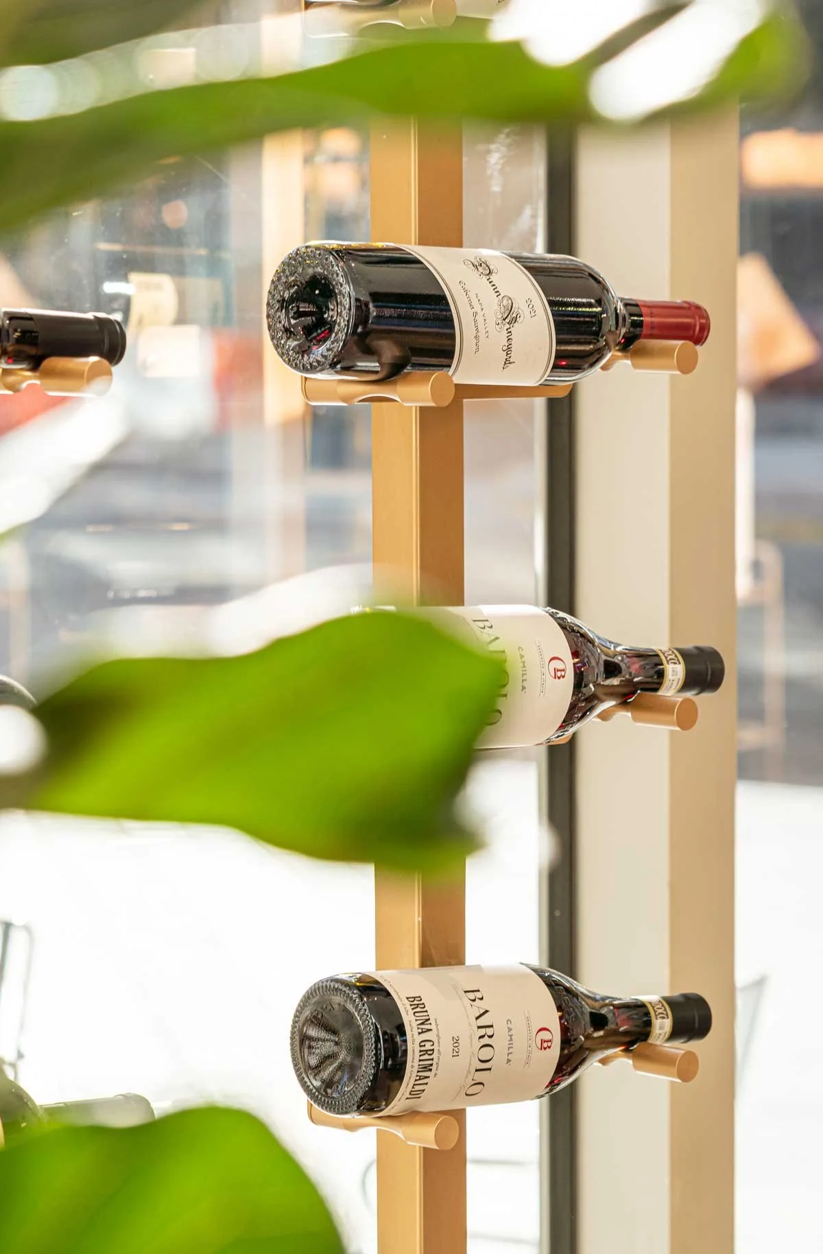 Wine selection at Downtown Midland restaurant Georgie's Place