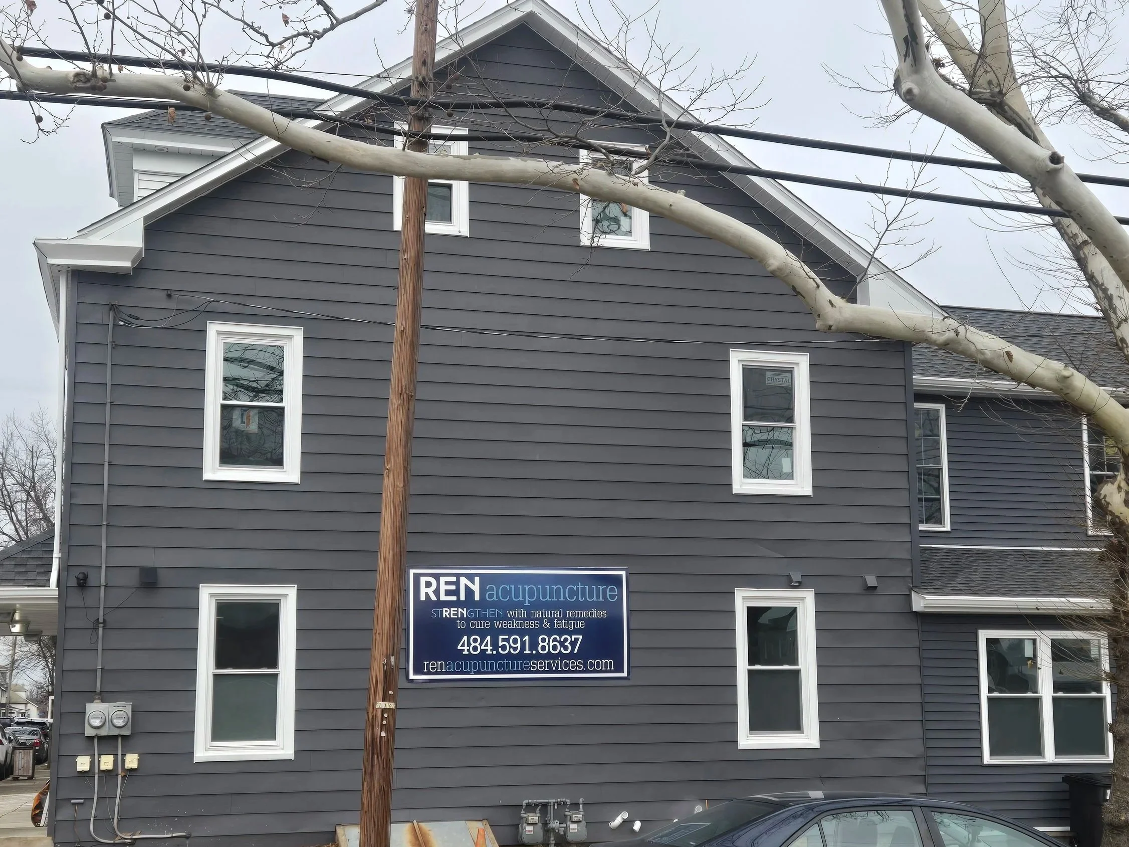 Ren Acupuncture clinic building exterior.
