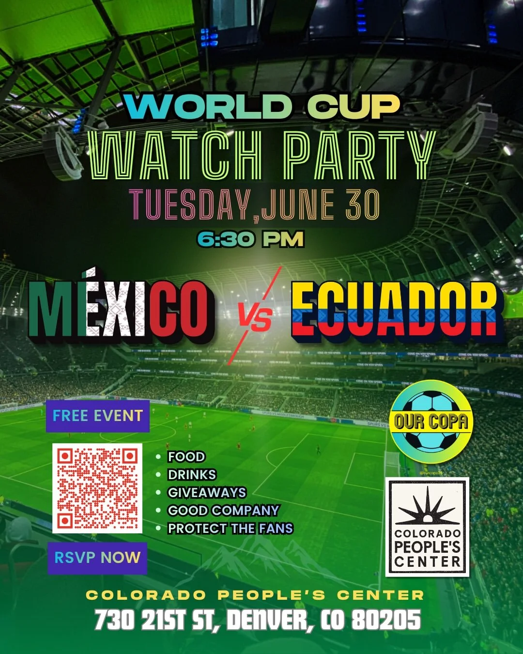 World Cup Watch Party: Mexico vs. Ecuador