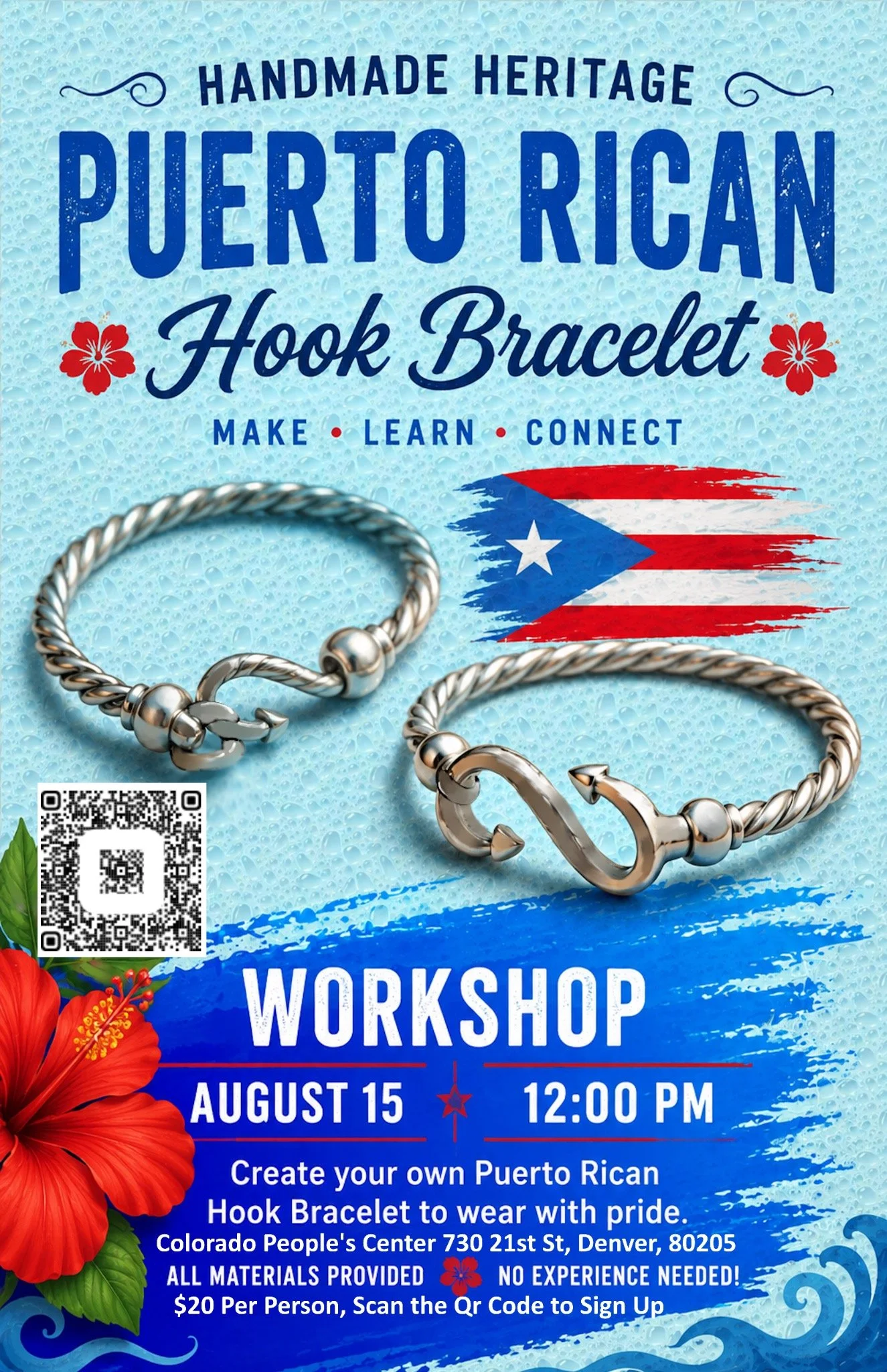 Puerto Rican Hook Bracelet Workshop