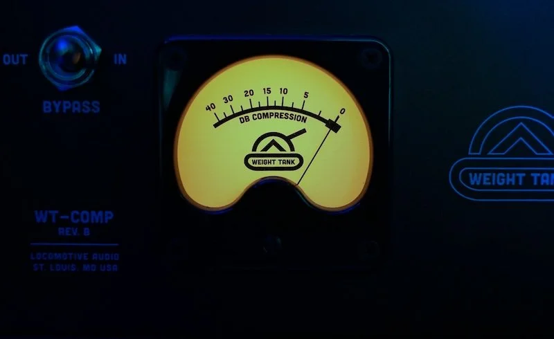 Raleigh studio analog decibel meter vari-mu