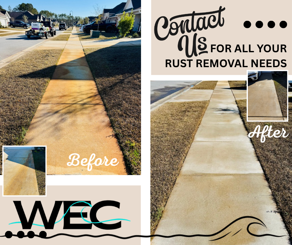 Rust Removal by Watsons Exterior Cleaning