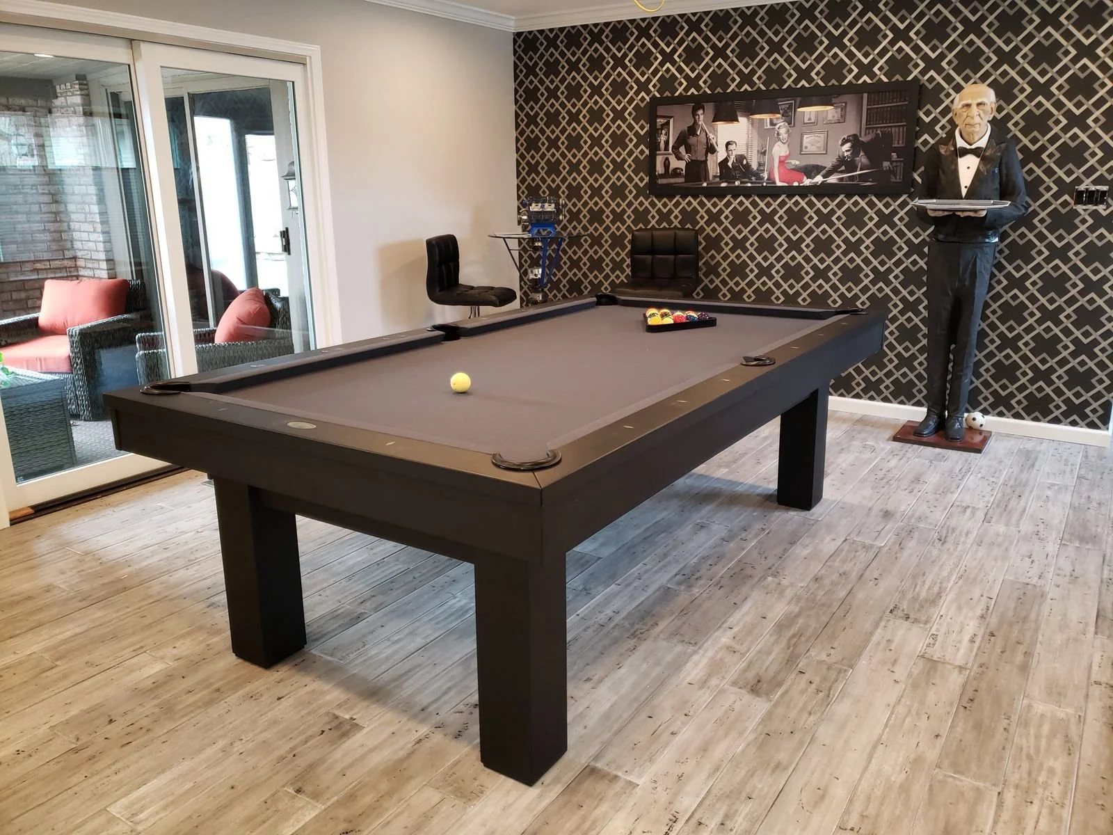 Modern West End Pool table Olhausen Billiards.