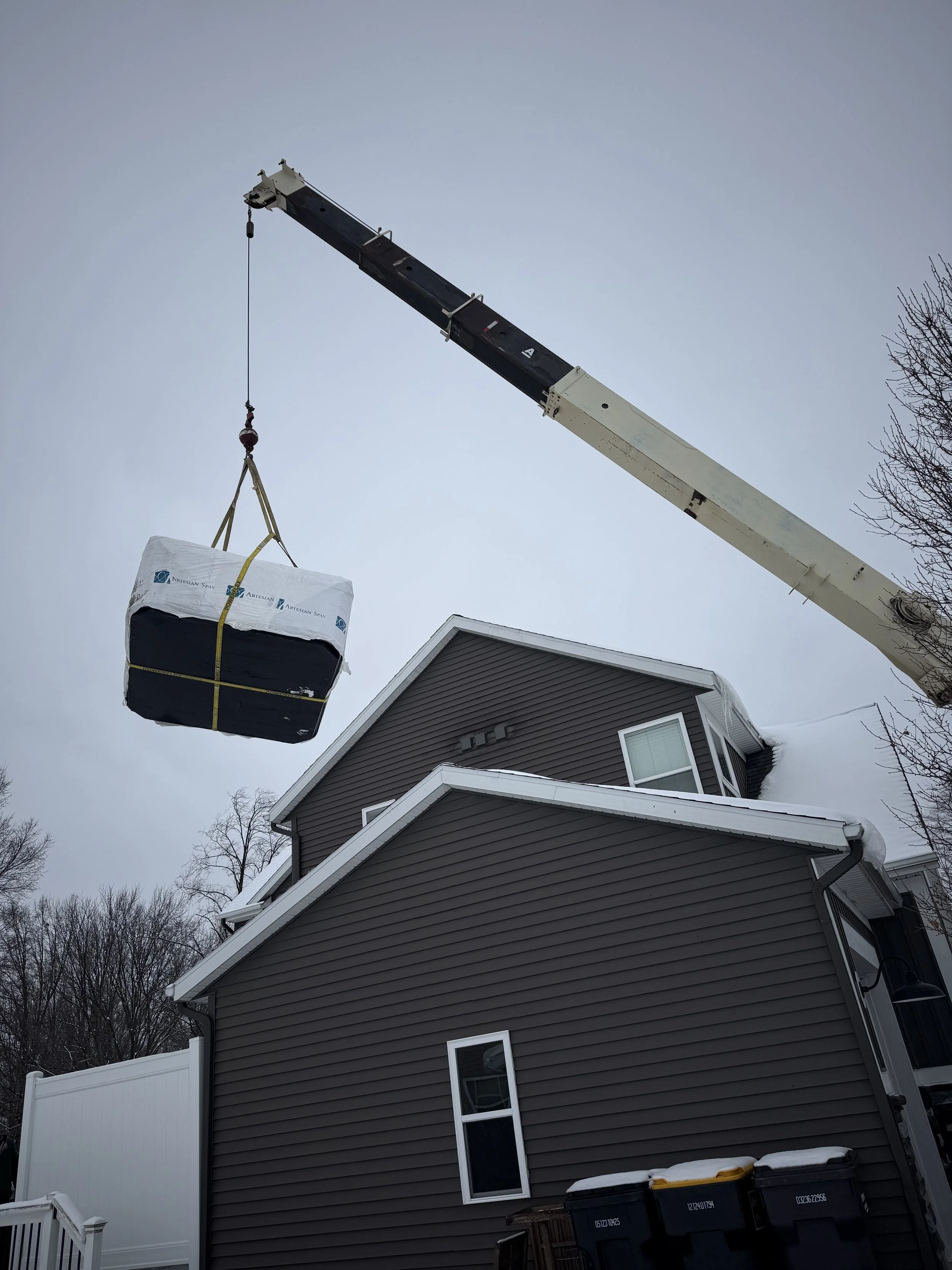 Spa Install Crane