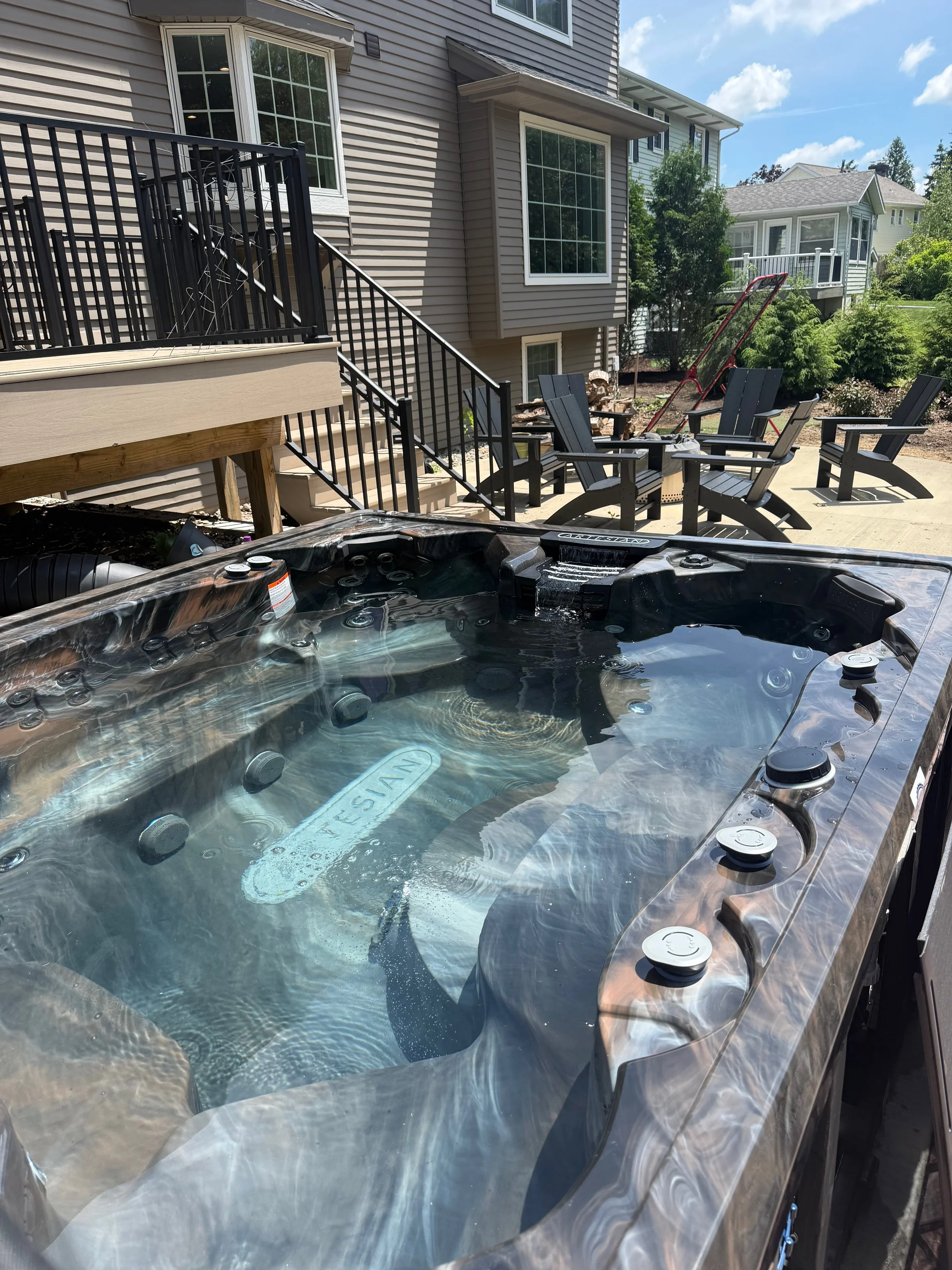 Spa Install 9ft 