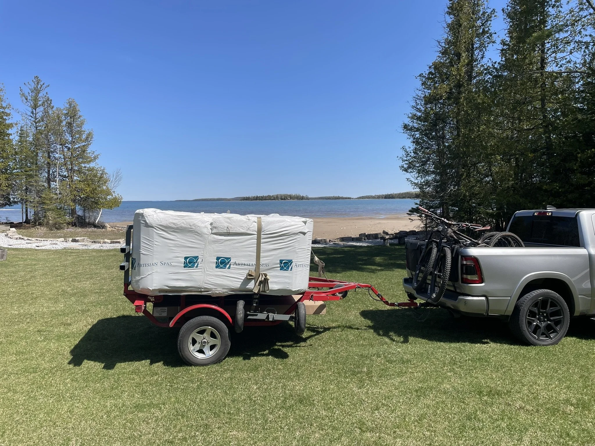 Spa Install Drummond Island