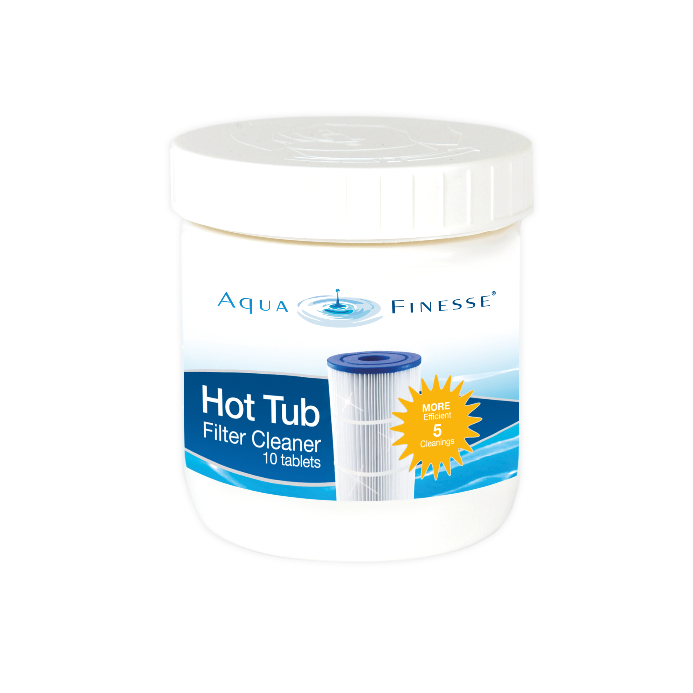 AQUAFINESSE  Filter Cleaner 10 pack Jar