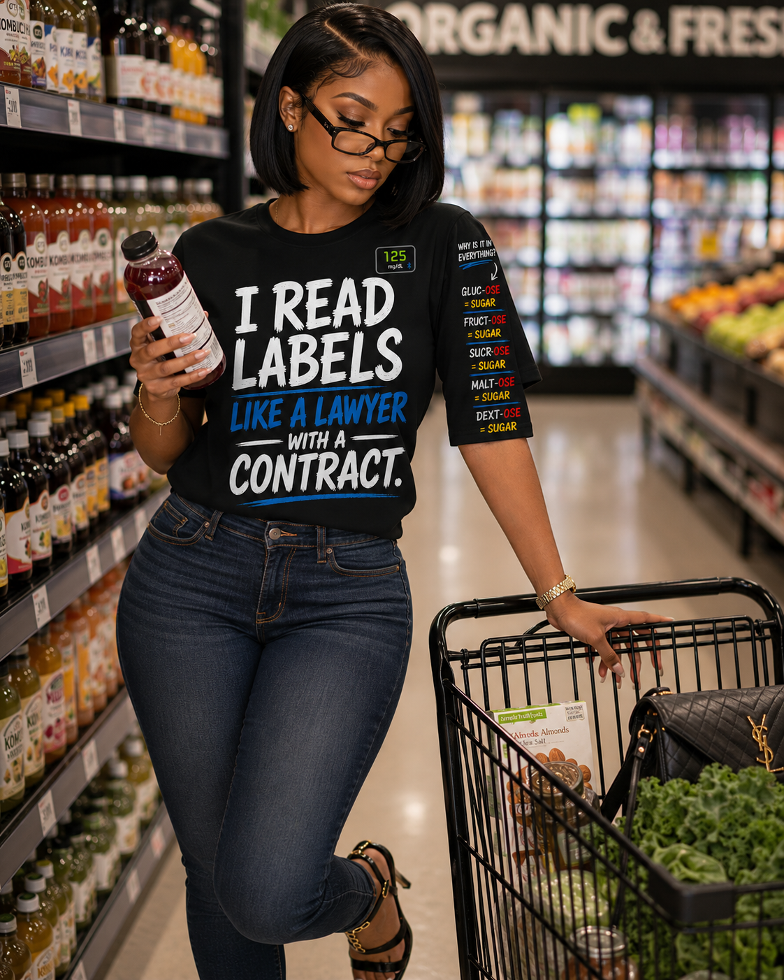 I Read Labels Like a Lawyer With a Contract” T-Shirt