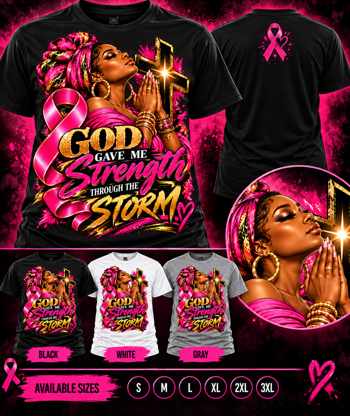 god gave me strength thru the storm product mockup.png