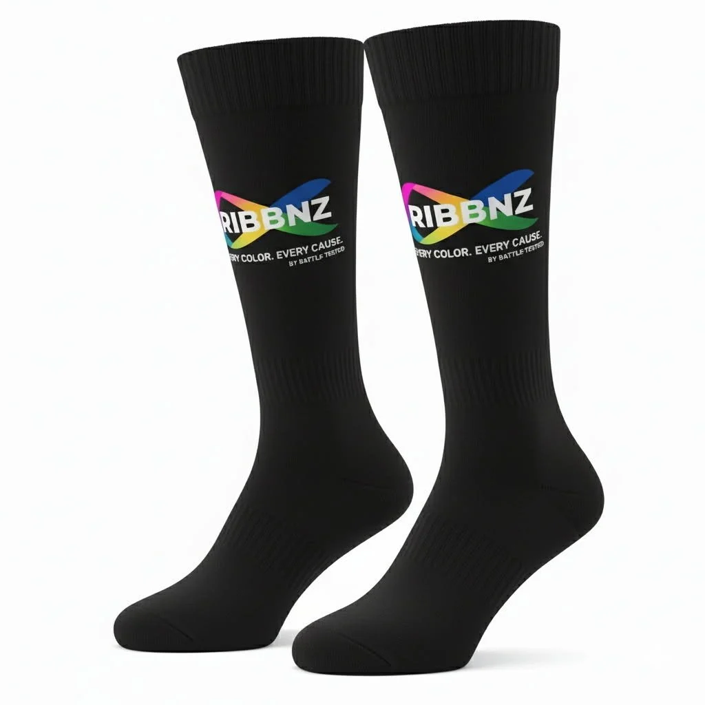 RIBBNZ Awareness Crew Socks