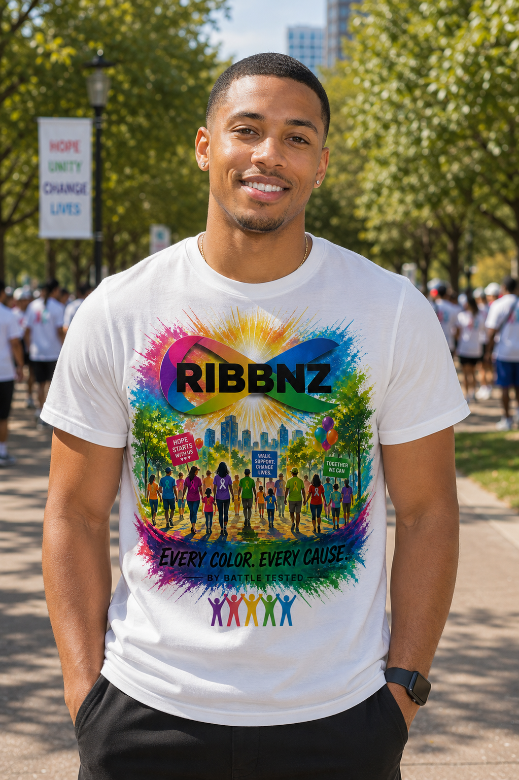 Every Color. Every Cause.™ Awareness Walk Shirt