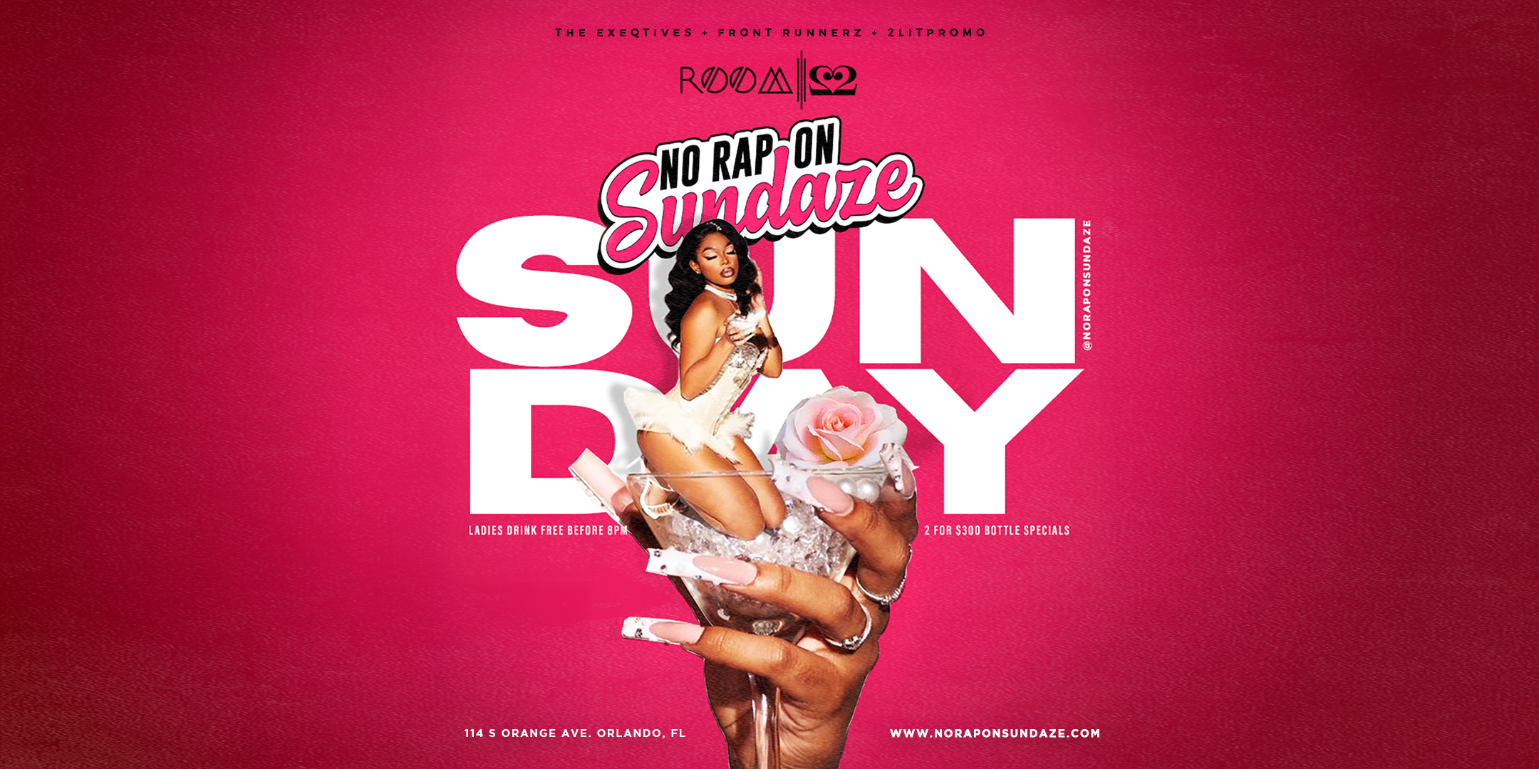 NO RAP ON SUNDAZE ❤️: Orlando's #1 R&amp;B Day Party Experience ✨