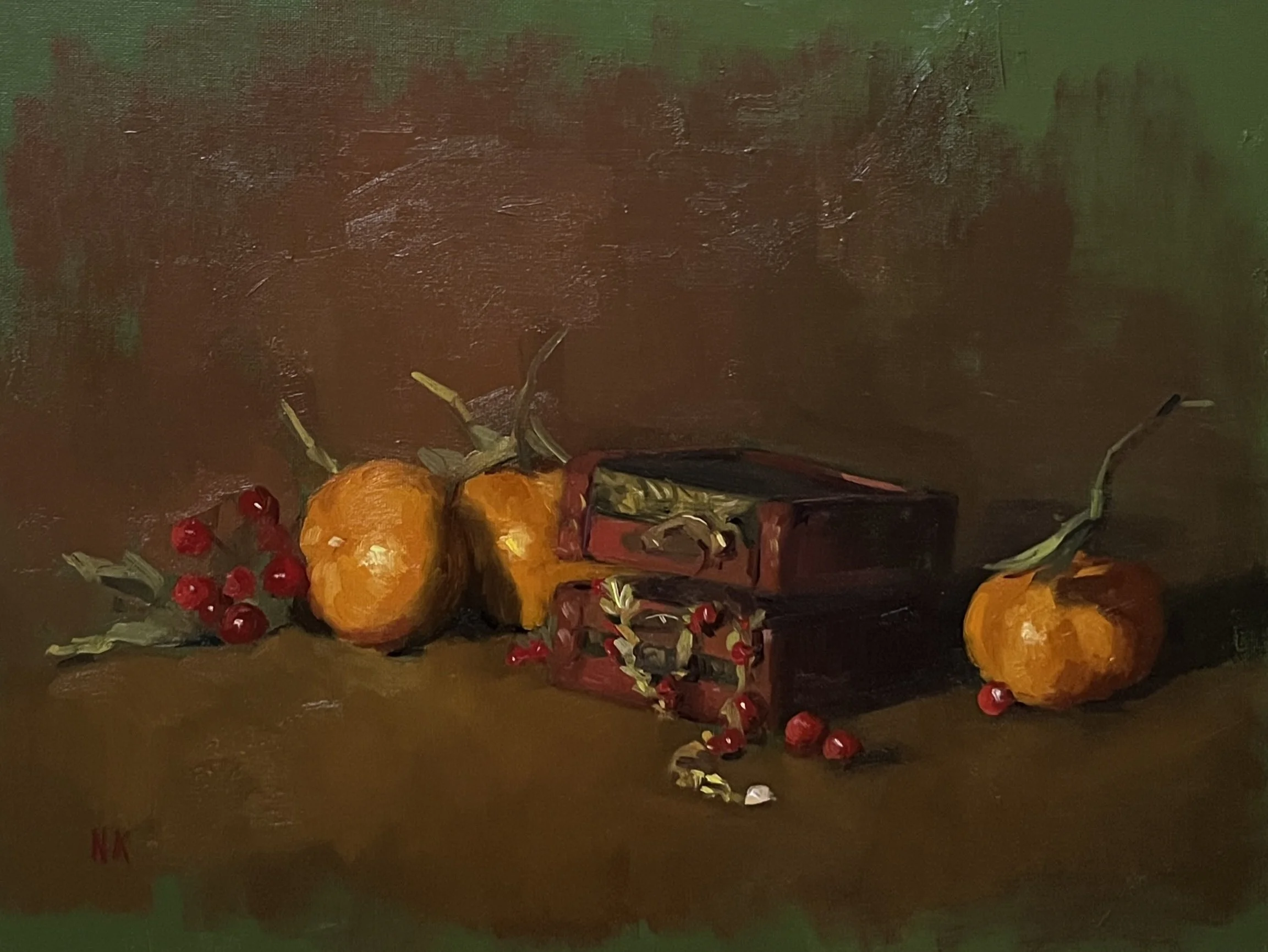 Tangerines & Christmas Present