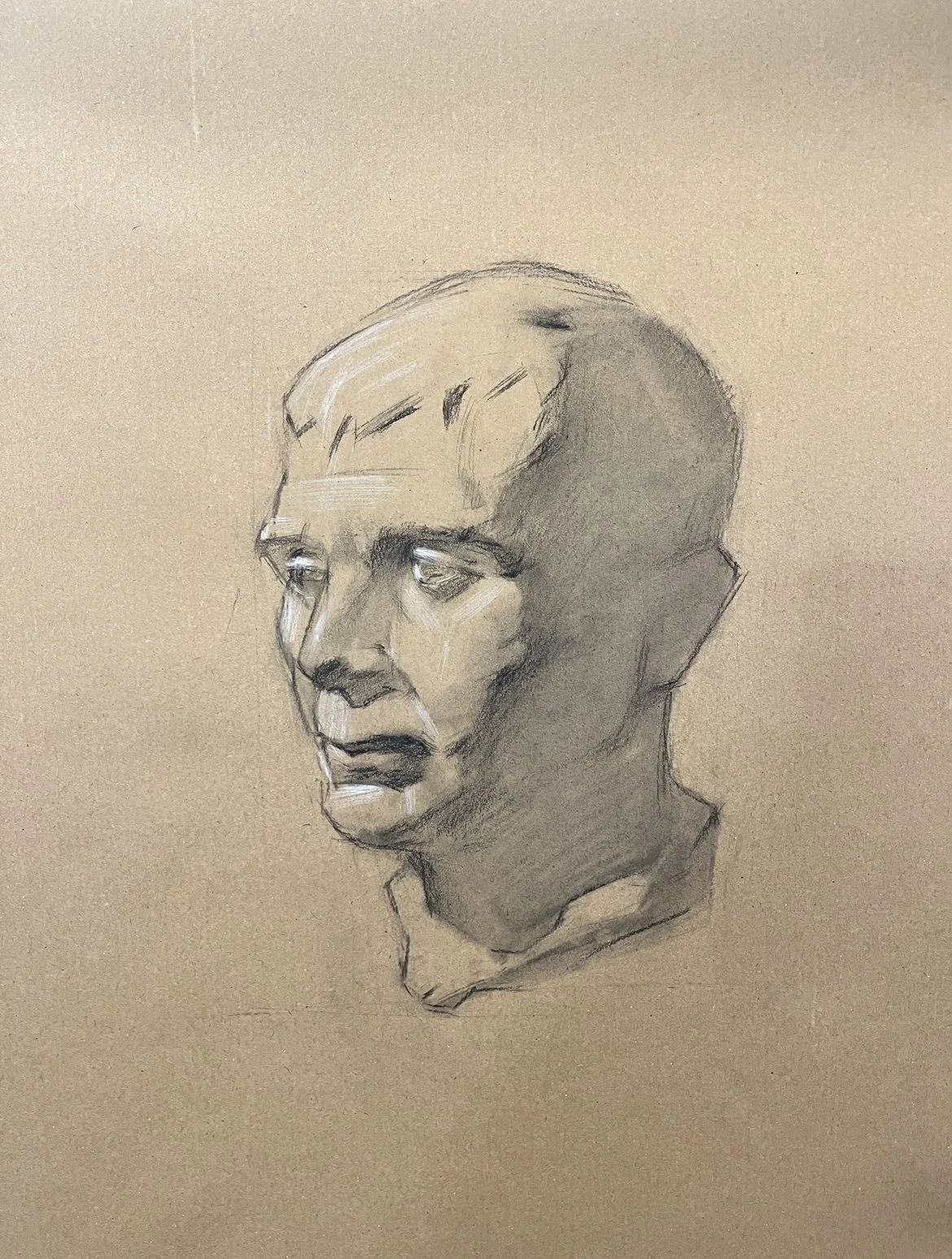 Cast drawing study n.3