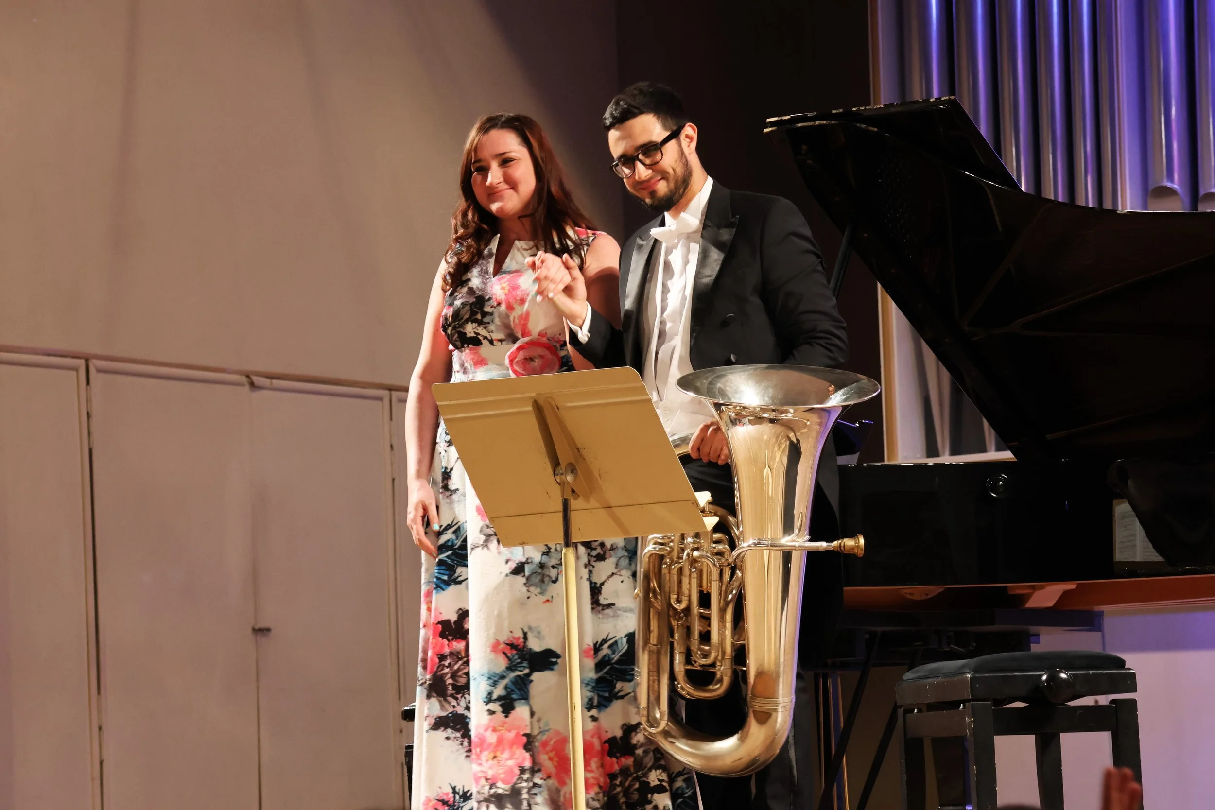 Karina Shagova, pianist. Igor Martínez, tuba. Tuba and Piano Recital