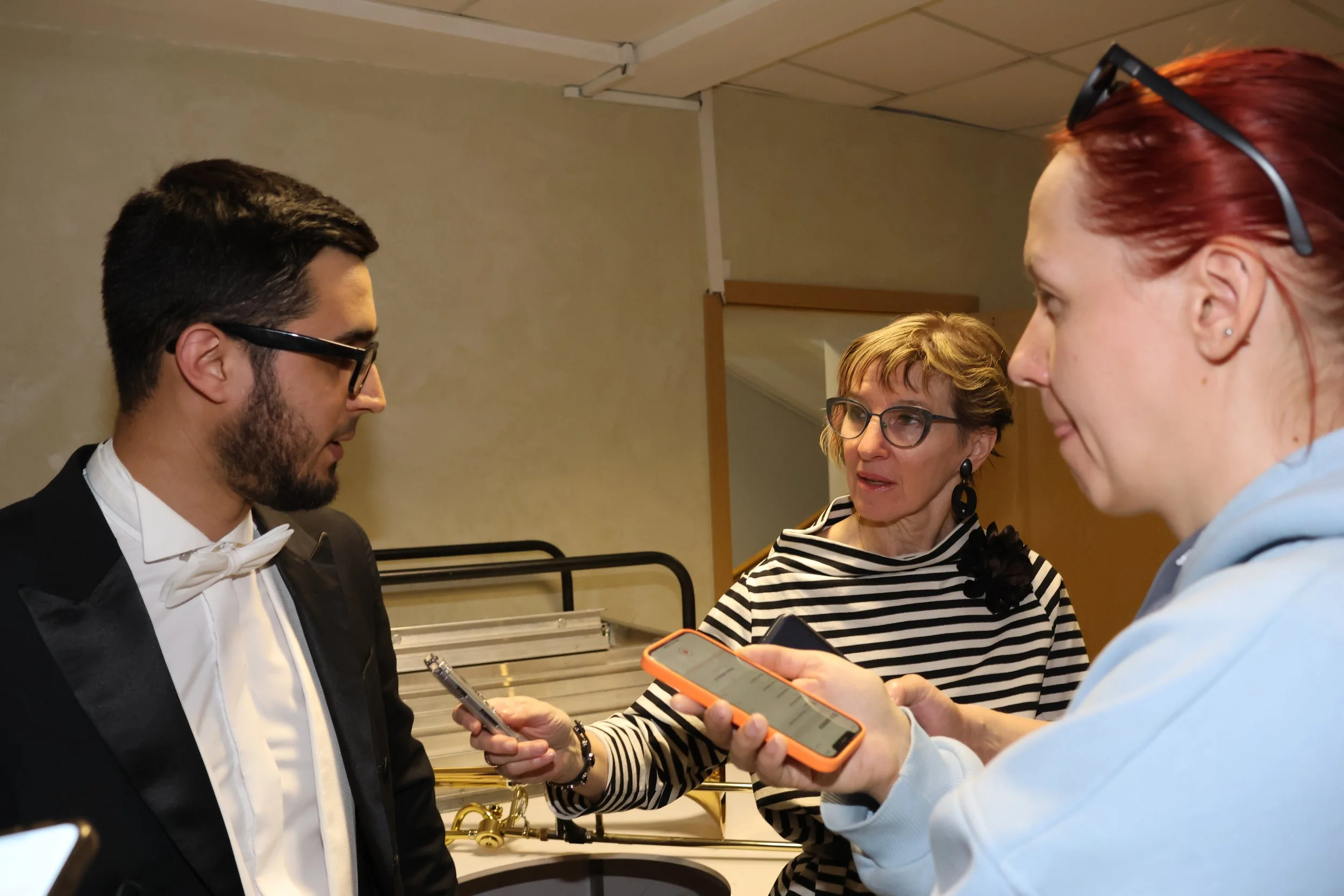 Press interview, Igor Martínez, Yaroslavl music festival