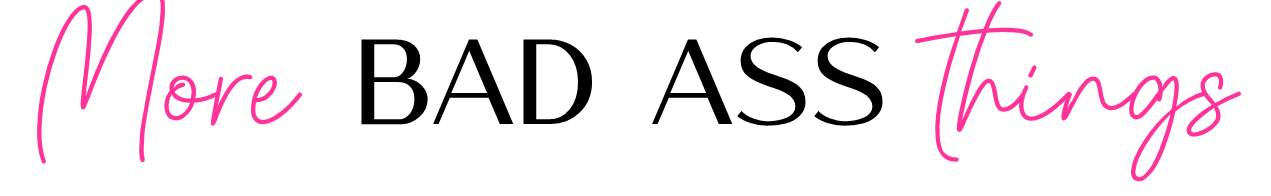 A decorative graphic with the phrase 'More Things' written in pink cursive font on a white background.
