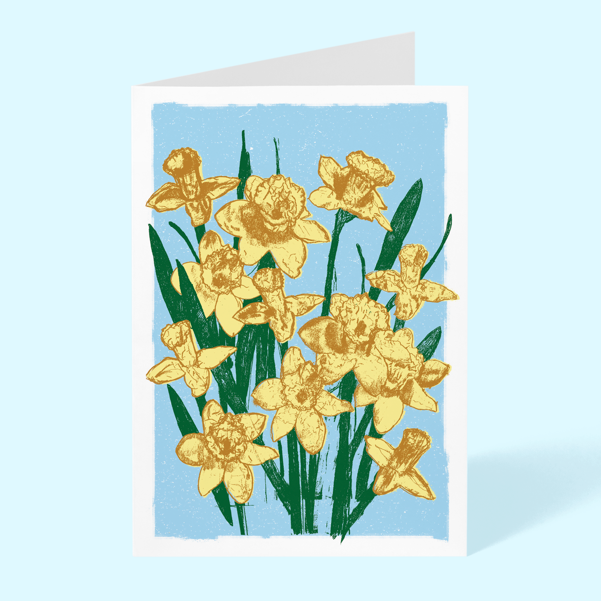 Daffodils Blank 5"x7" Greeting Card