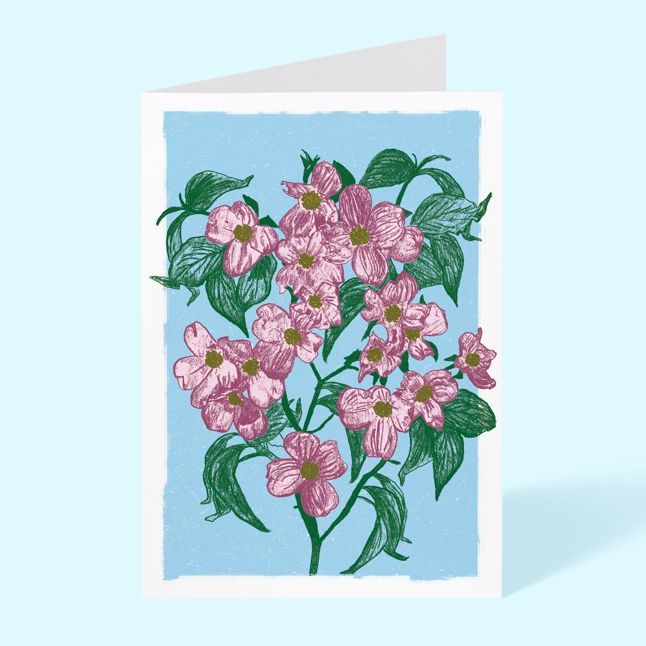 Dogwood Blank 5"x 7" Greeting Card