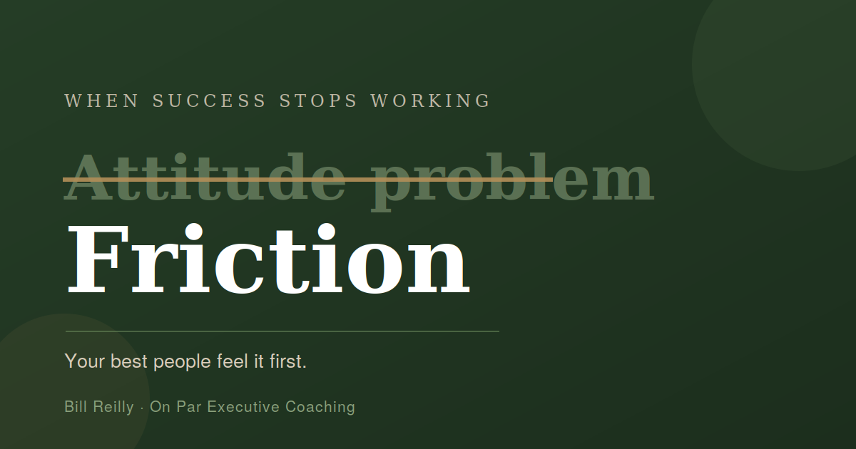 Why Your Best People Feel It First