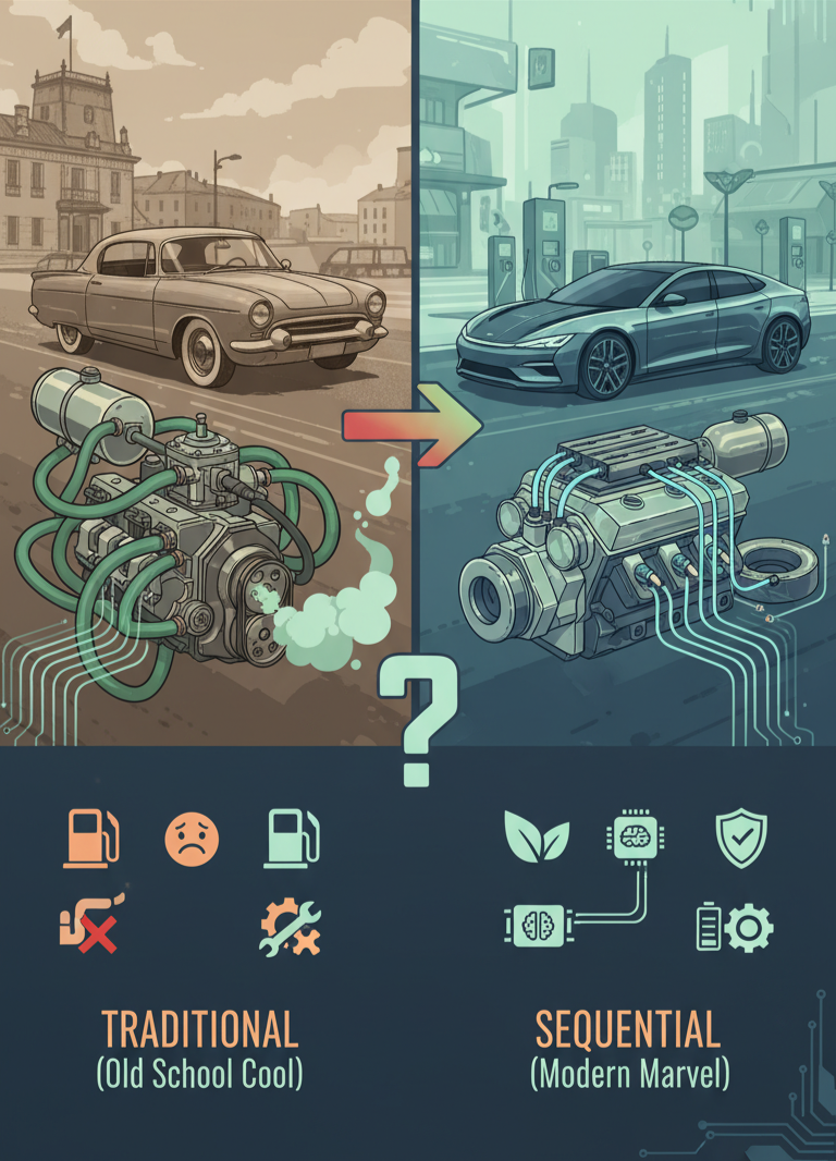 A No-Nonsense Guide to LPG Conversion: Traditional vs. Sequential!