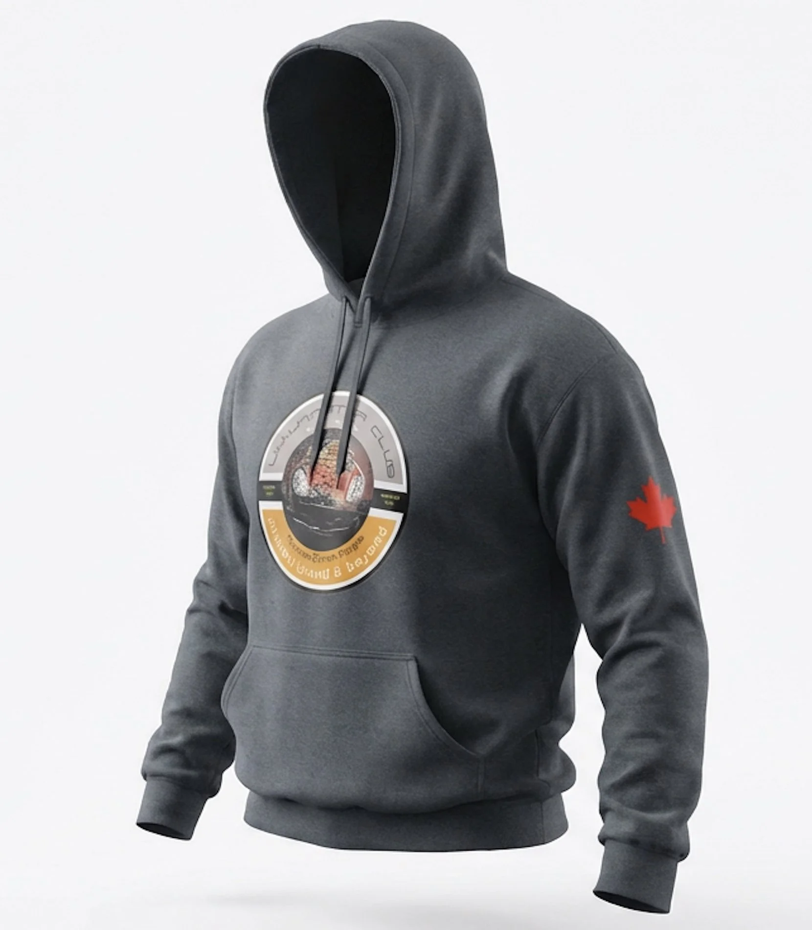 996ucc Large Round Logo Hoodies