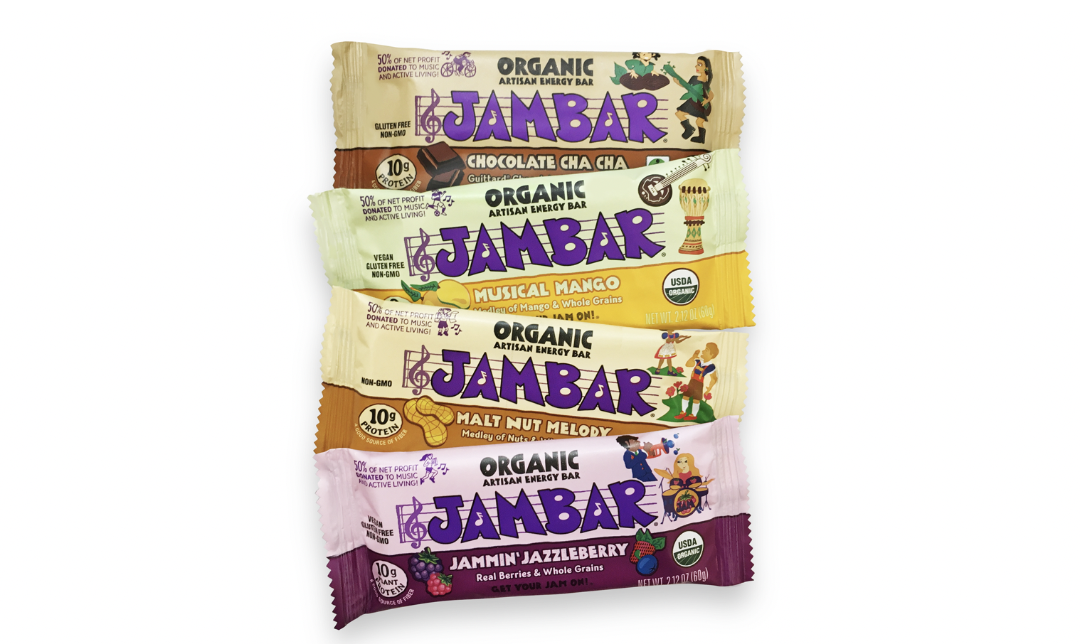 JAMBAR®, Maker of Certified Organic Artisan Energy Bars, Appoints Sales Brokers to Serve Southern, Western Regions