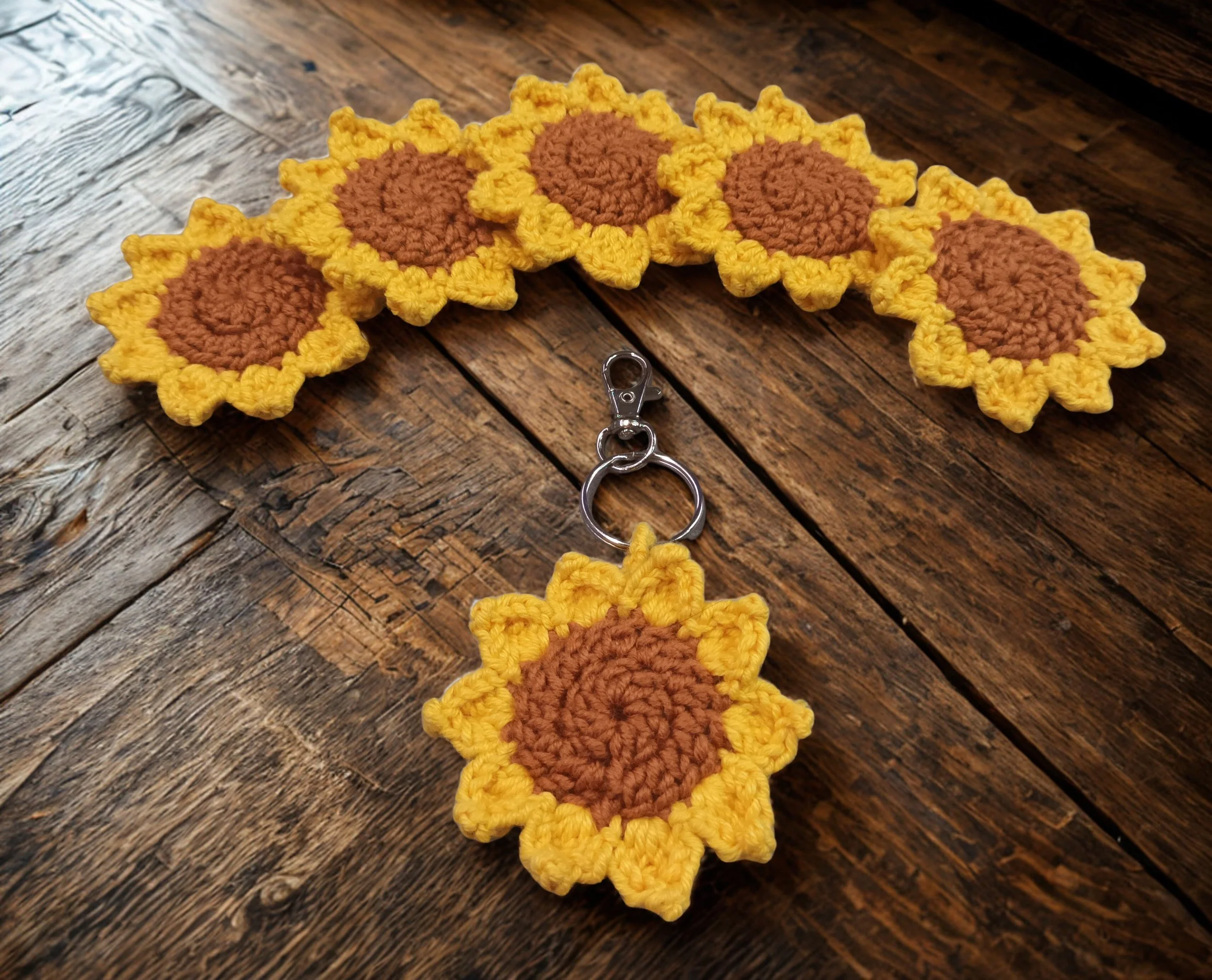 SUNFLOWER KEYRING