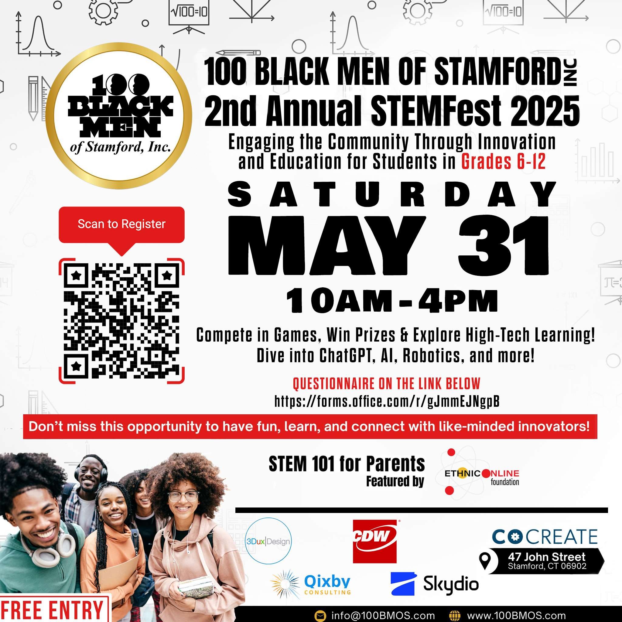 100 Black Men of Stamford Inc 2nd Annual STEMFest 2025