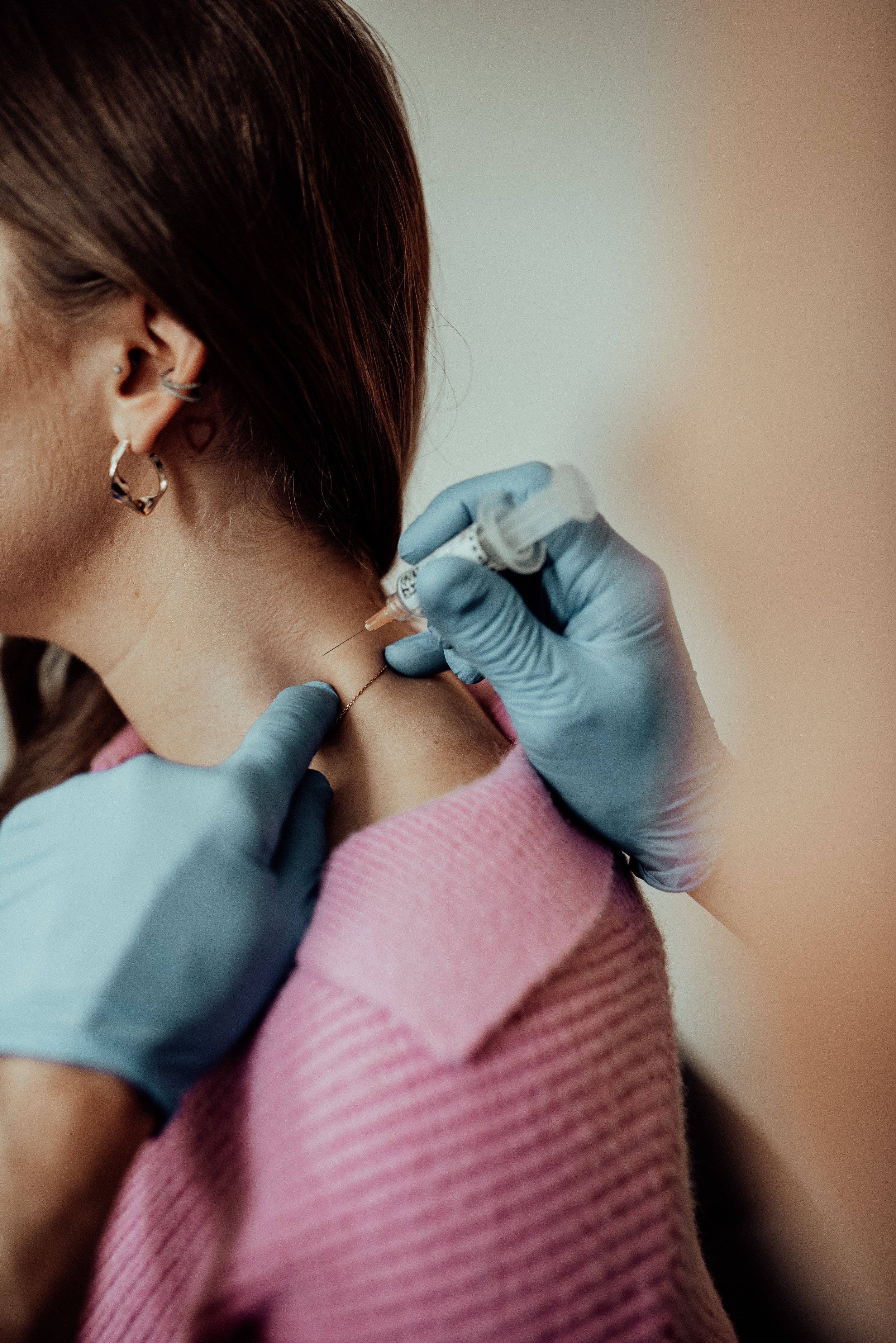 Precision myoactivation pain treatment at Juvenescence Wellness in Lake Cowichan, Vancouver Island.