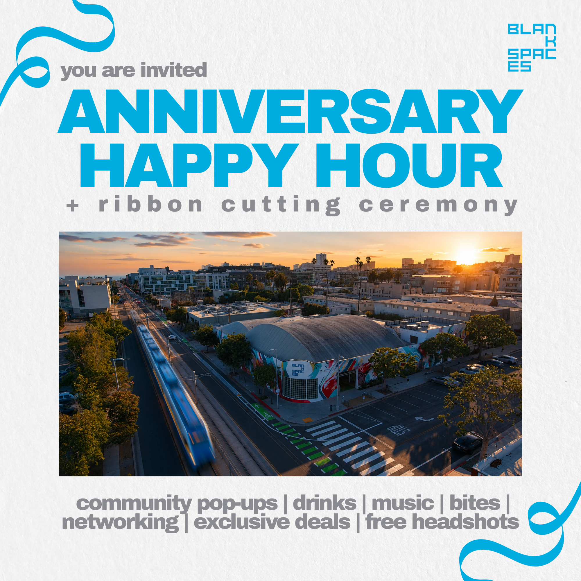 BLANKSPACES Ribbon Cutting Ceremony &amp; Happy Hour