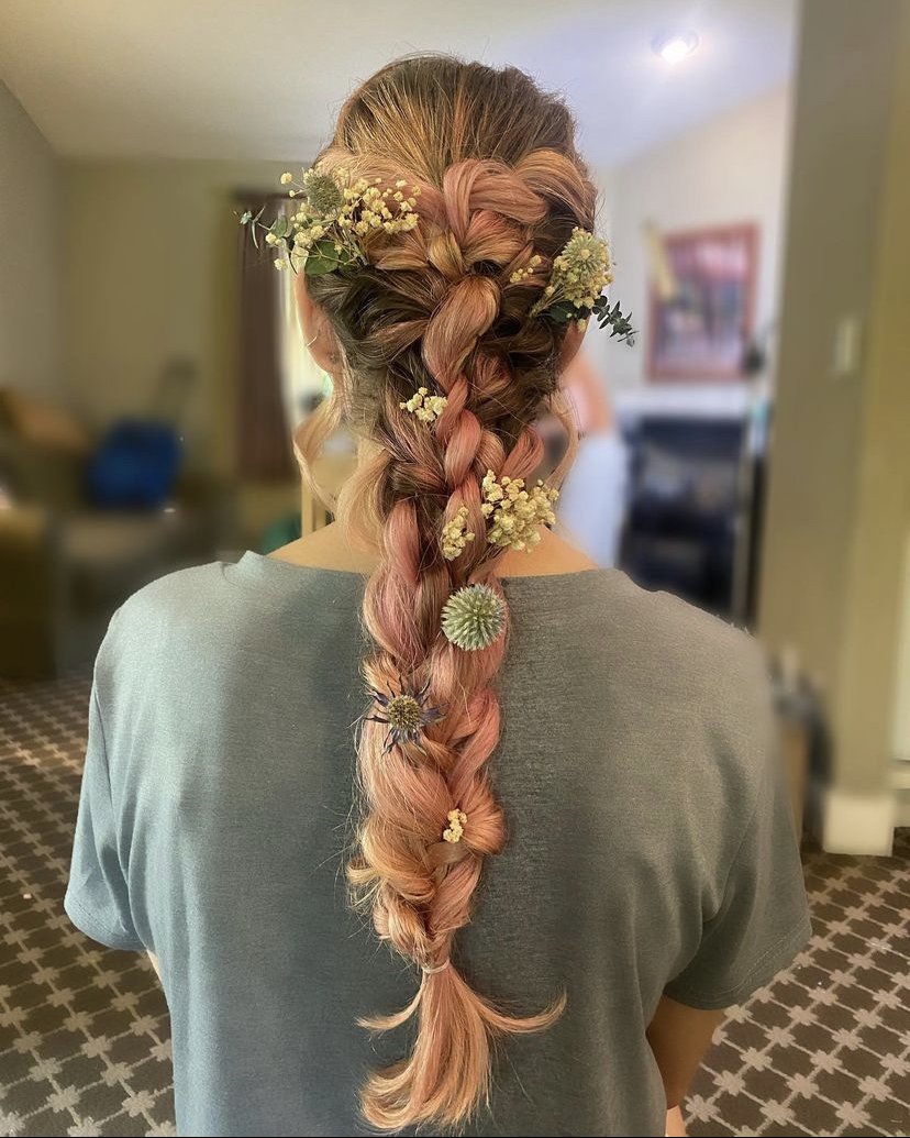 Cambria wedding bridal hairstylist