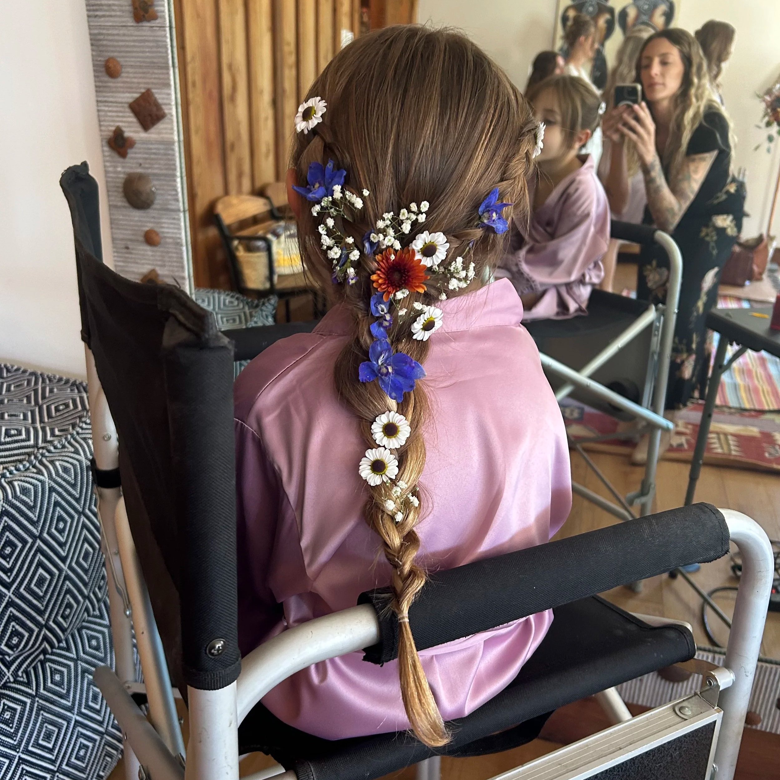 fresh flower hairstyles braided hairstyle SLO