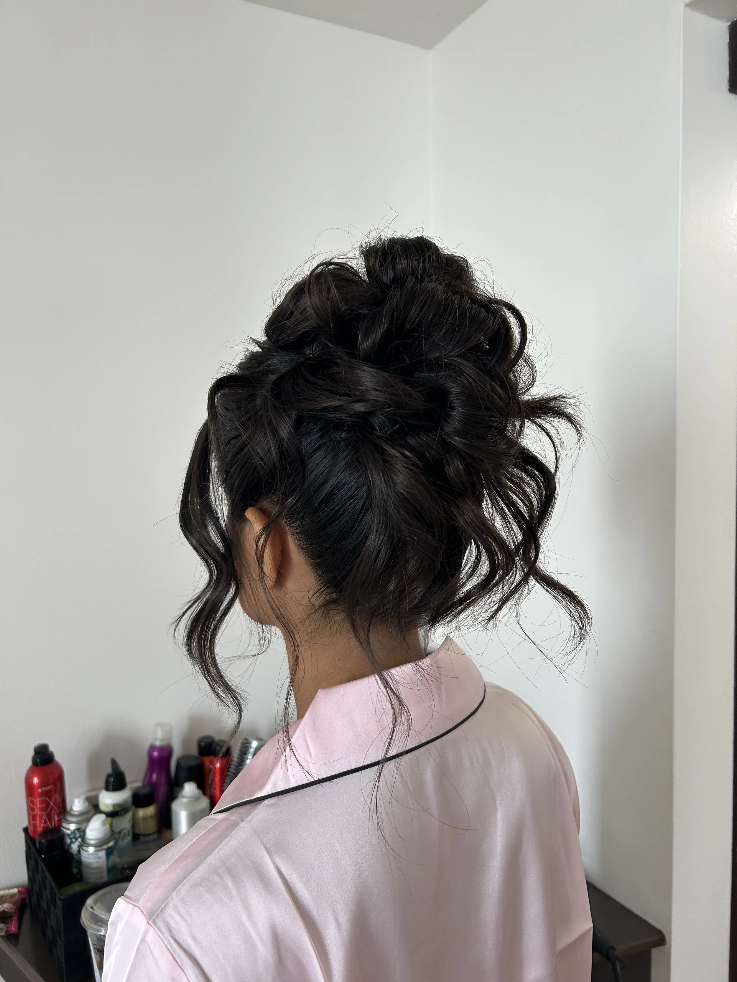 San Luis Obispo wedding hairstylist San Luis obispo wedding makeup artist 