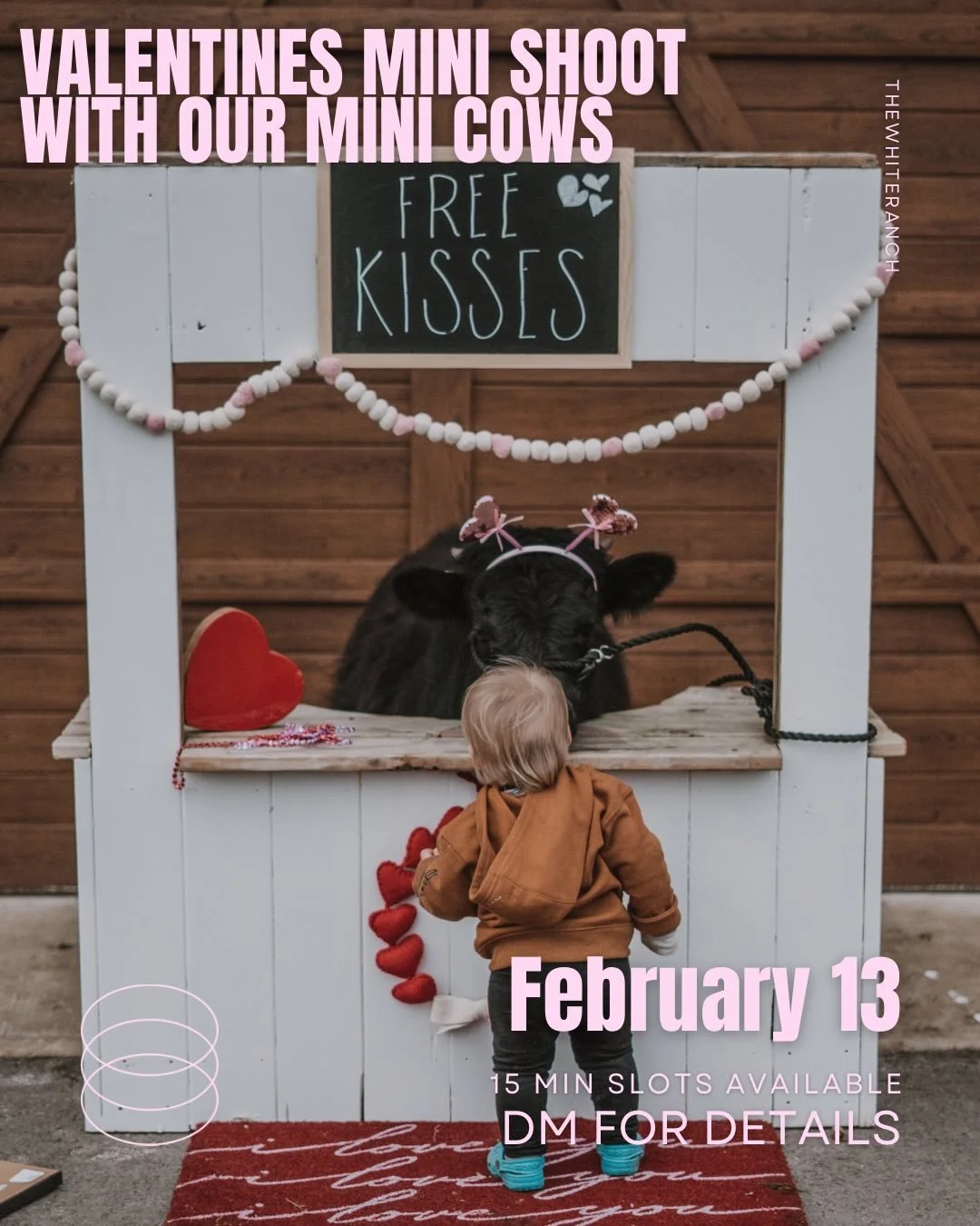 Woodland and surrounding areas, reserve a spot for next week and get your very own Valentine kiss! 
Feb 13 
15 min time slot
10 edited, high-quality photos
2-5 pm slots available
DM to reserve a spot