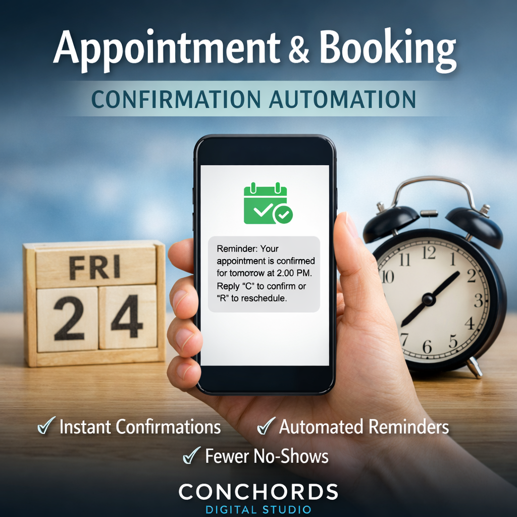 Appointment & Booking Confirmation Automation — Done-For-You Setup