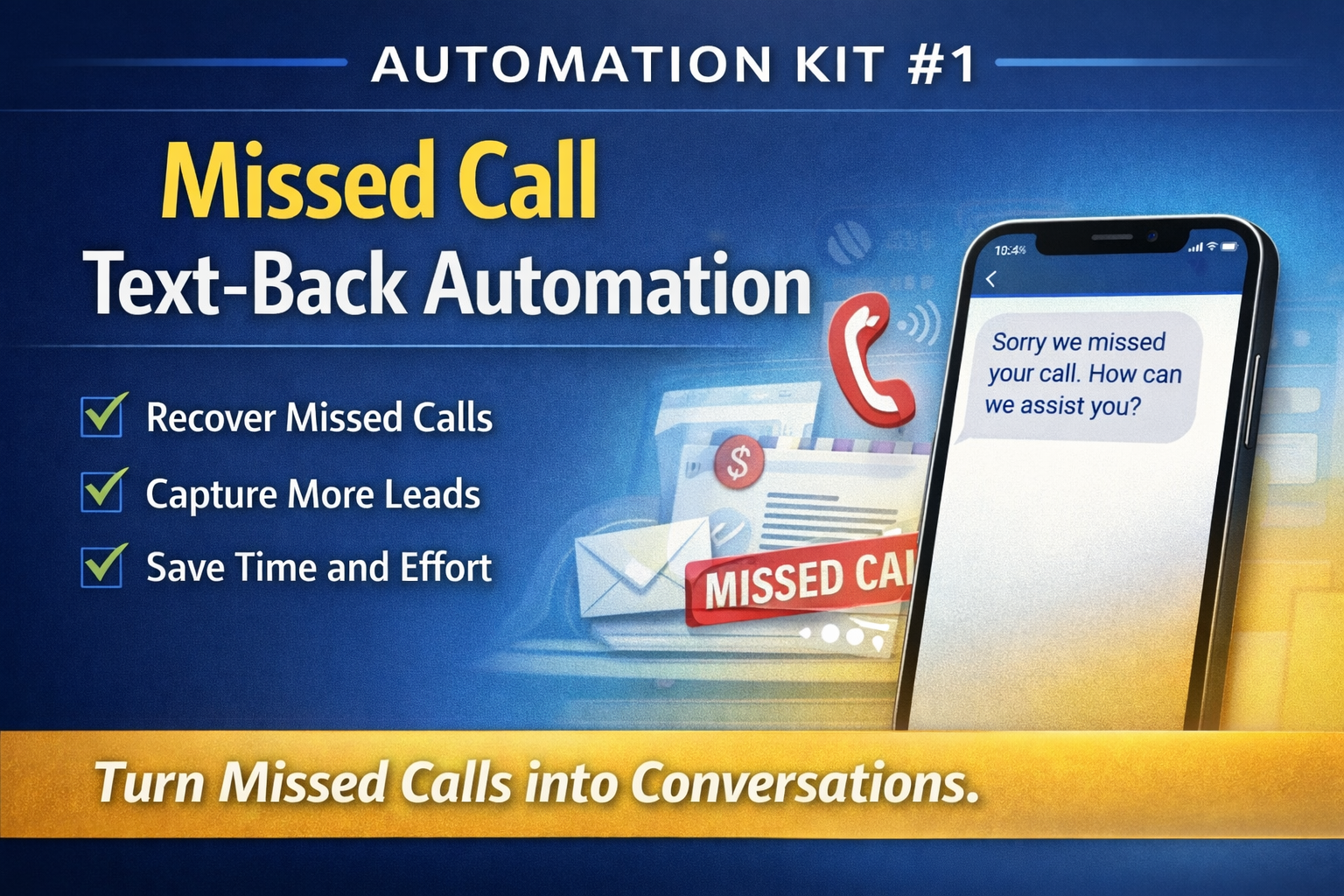 Automation Kit #1 — Missed Call Text-Back Automation