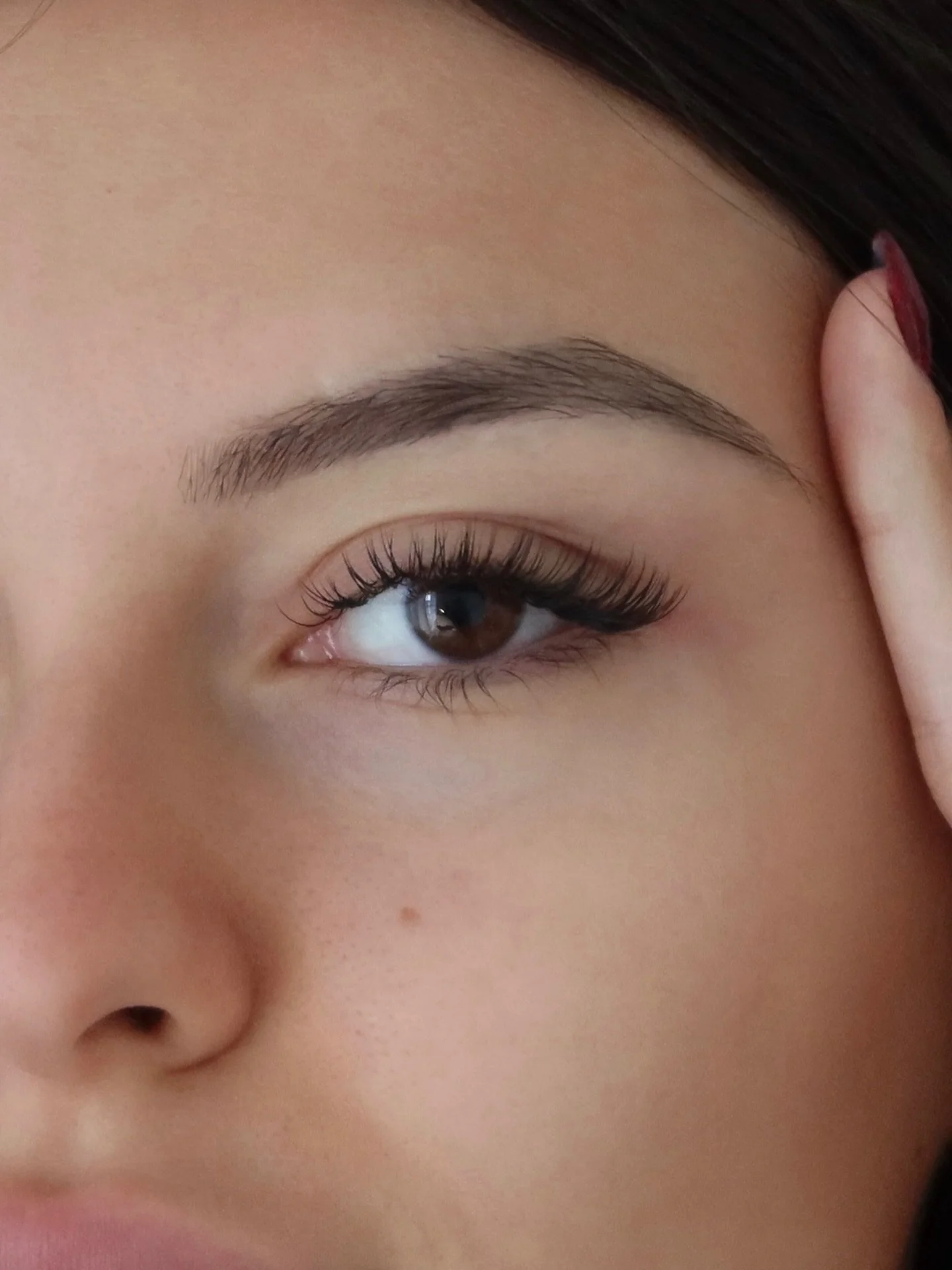 Pose classique 1:1
Une extension, un cil naturel.