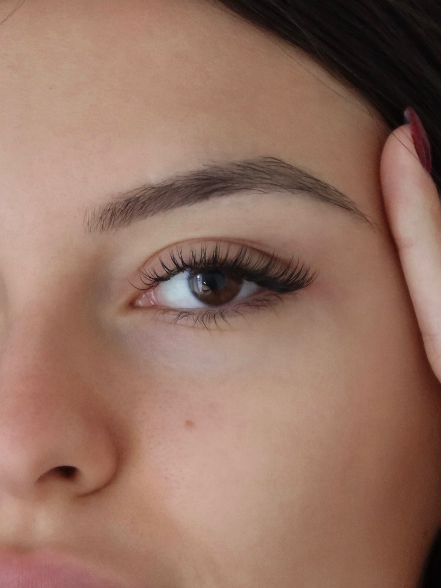 Pose classique 1:1
Une extension, un cil naturel.