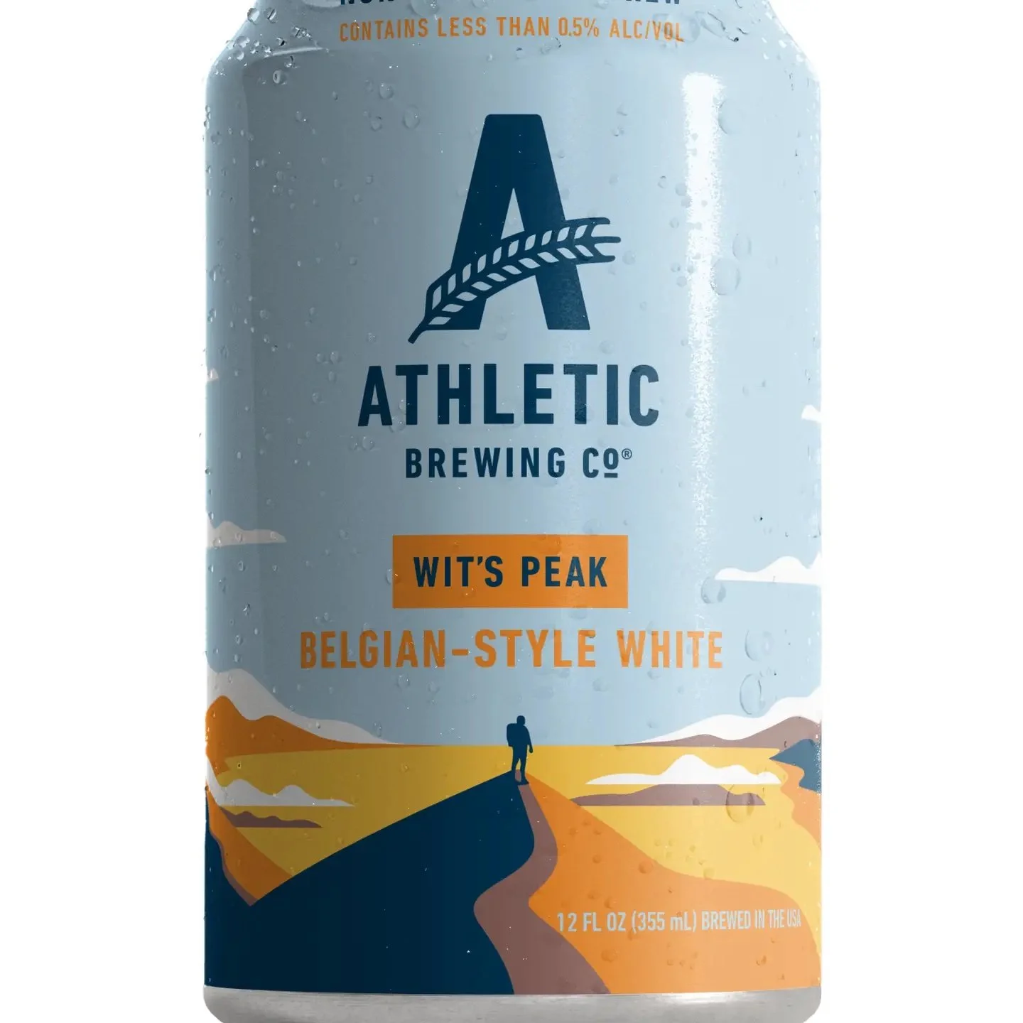 Athletic Brewing Company - Wit's Peak Witbier (Non-Alcoholic) 6-Pack