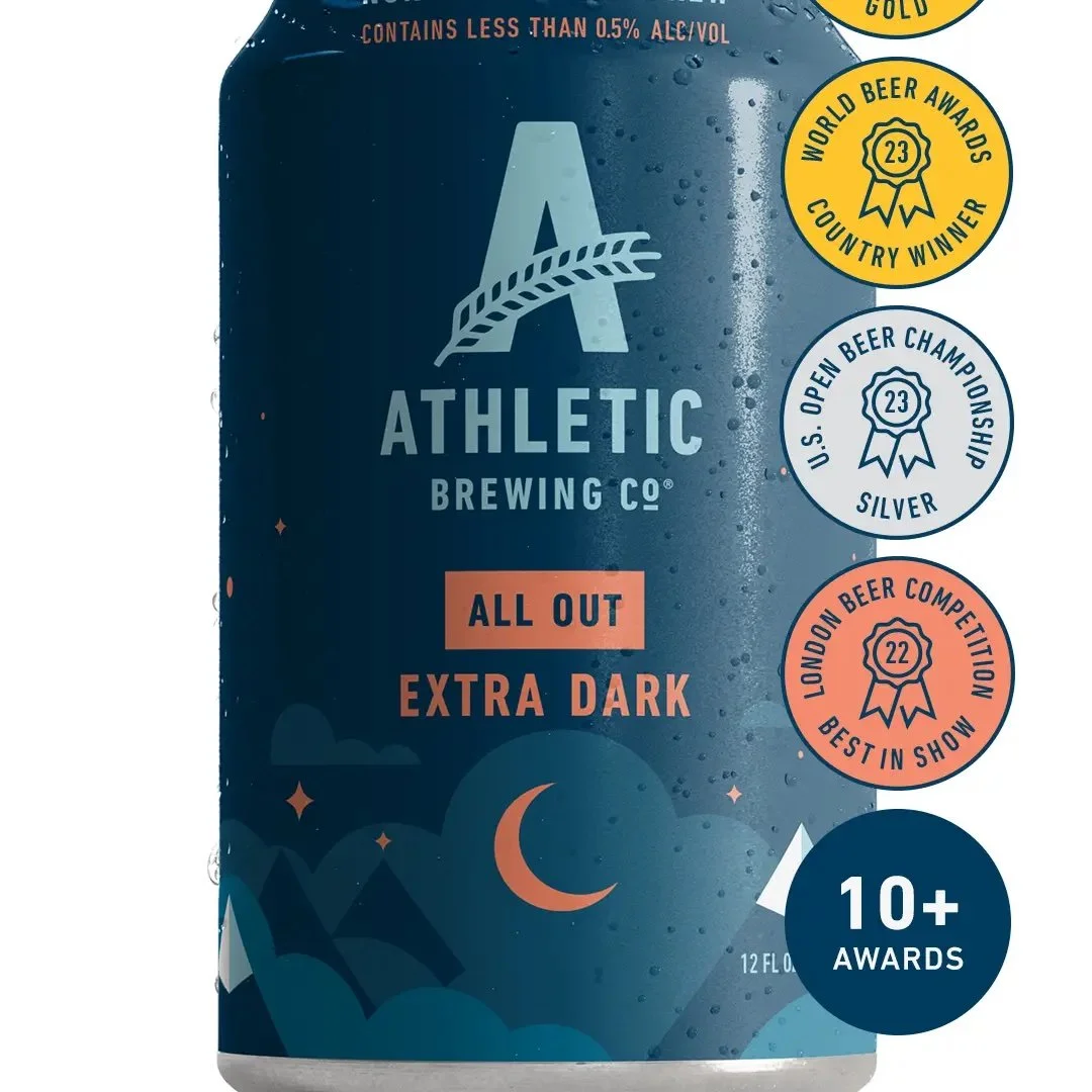 Athletic Brewing Company - All Out Extra Dark (Non-Alcoholic) 6-Pack