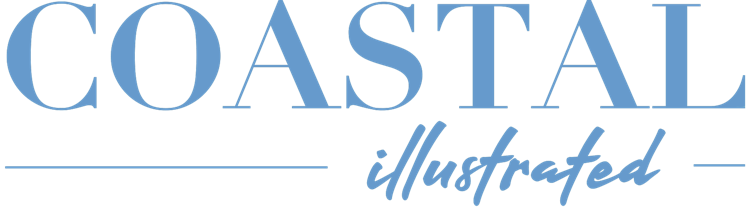 Coastal illustrated logo with the words 'Coastal' in large blue letters and 'illustrated' in a smaller, cursive font.