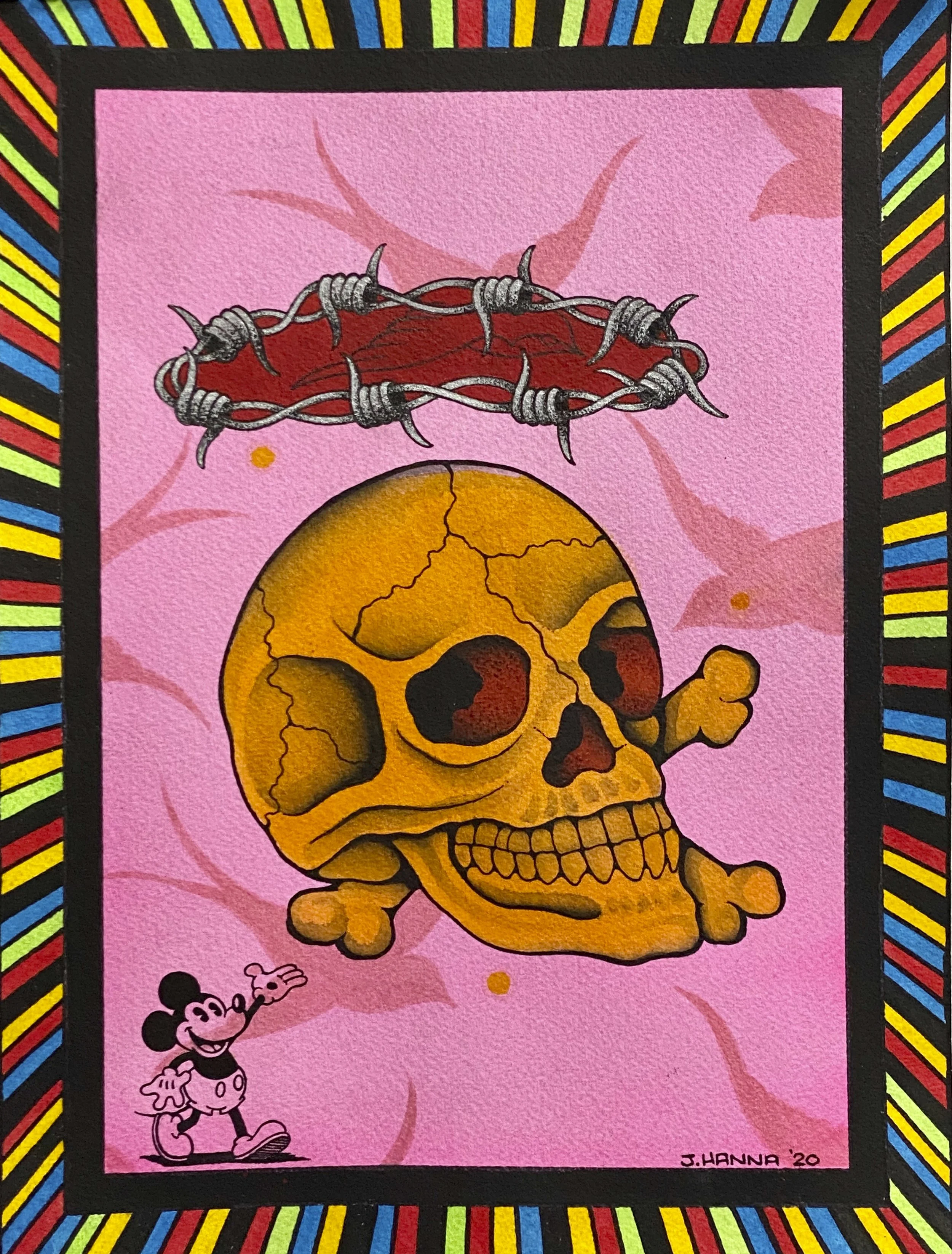 Goldie - Acrylic and color pencil on paper.