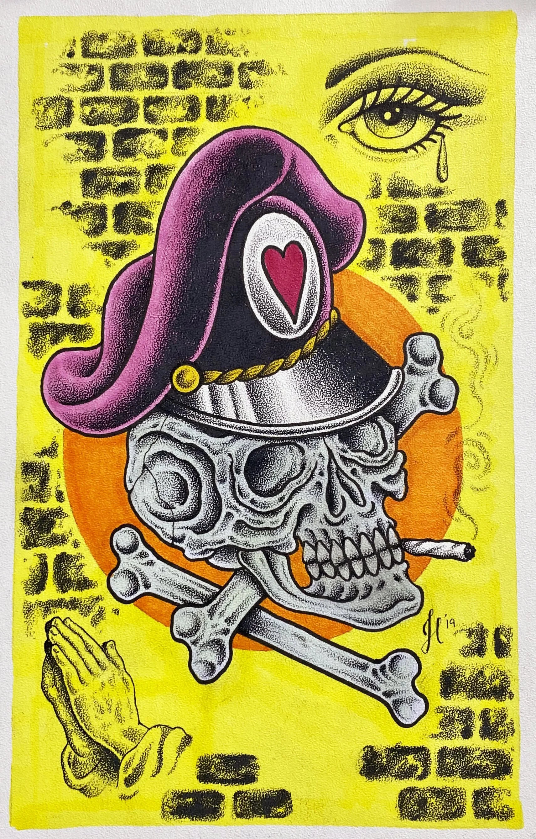 General Love - Marker and color pencil on paper.