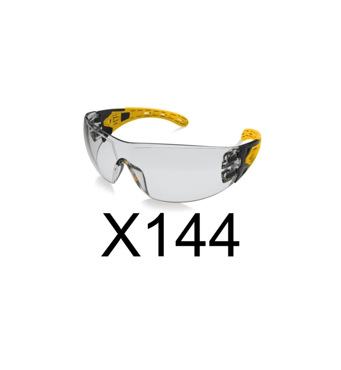 EVOLVE Safety Glasses with Anti-Fog - Silver Mirror Lens (x144)